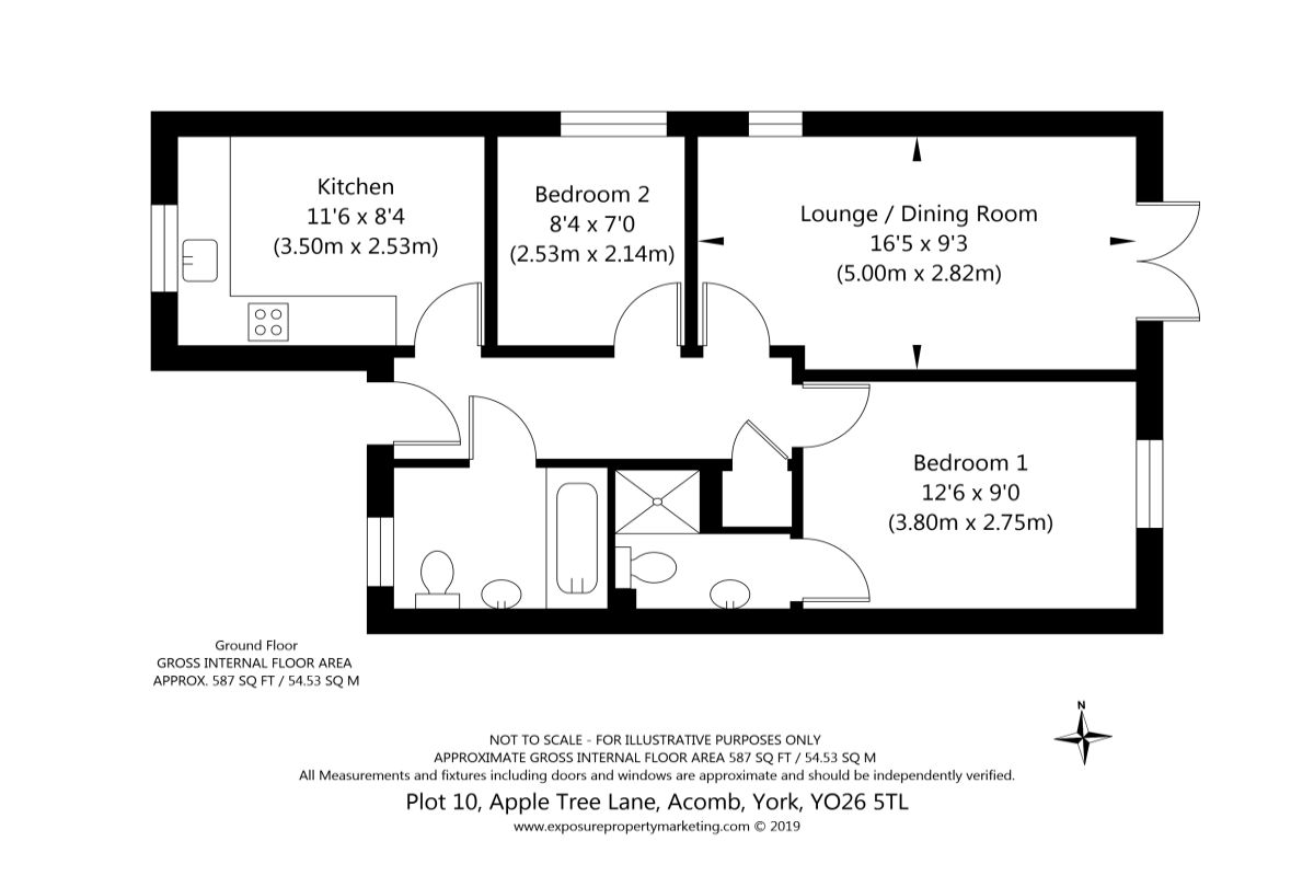 2 Bedrooms Bungalow for sale in Apple Tree Lane, Off Beckfield Lane, York YO26