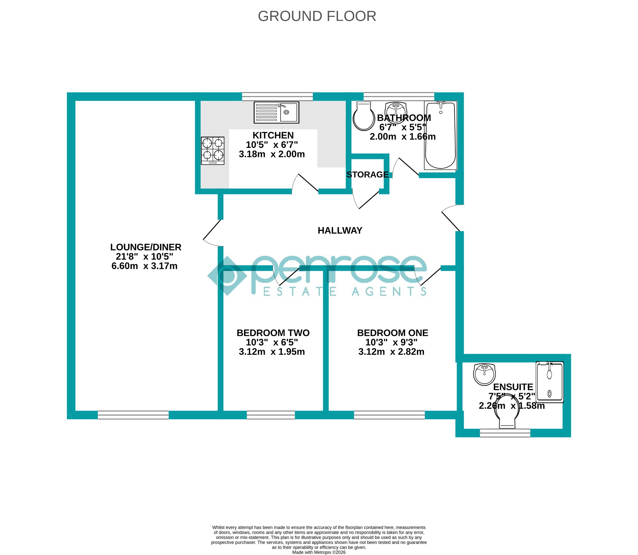 29 Bramley Court, Luton Road, Bedfordshire floorplan