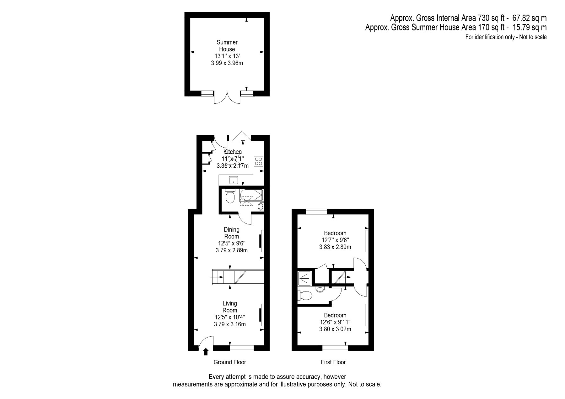 Jolly Cottage, 3, Chertsey Road, Surrey floorplan