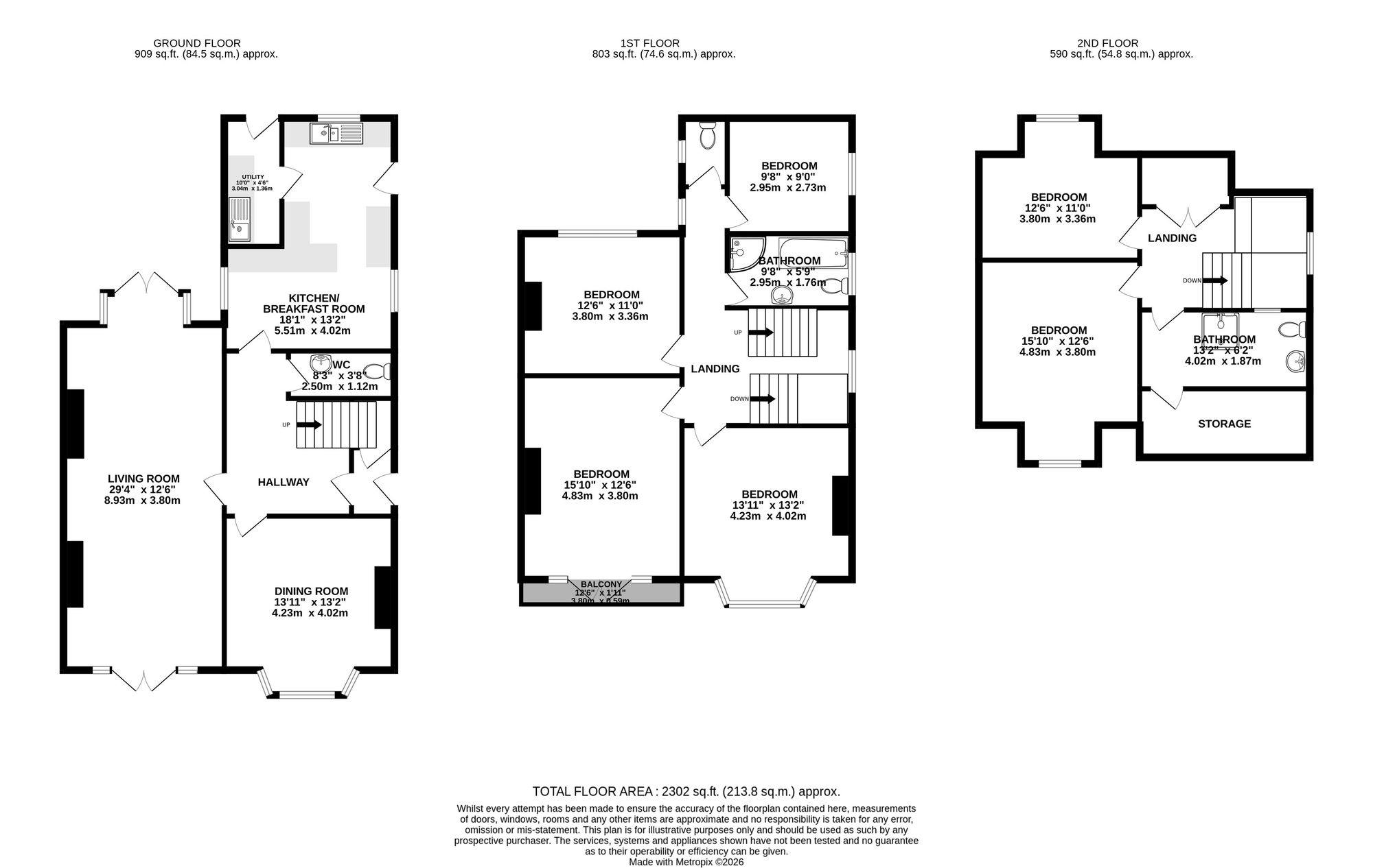 22 Oakfield Road, Newport floorplan
