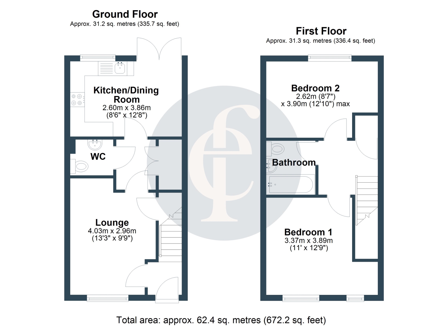 3, Marston Walk, Meon Gardens floorplan