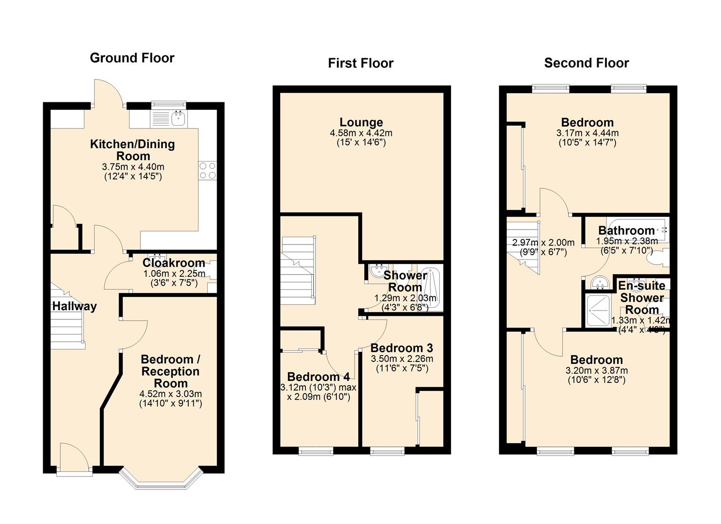 41, Diana Road, Chatham floorplan