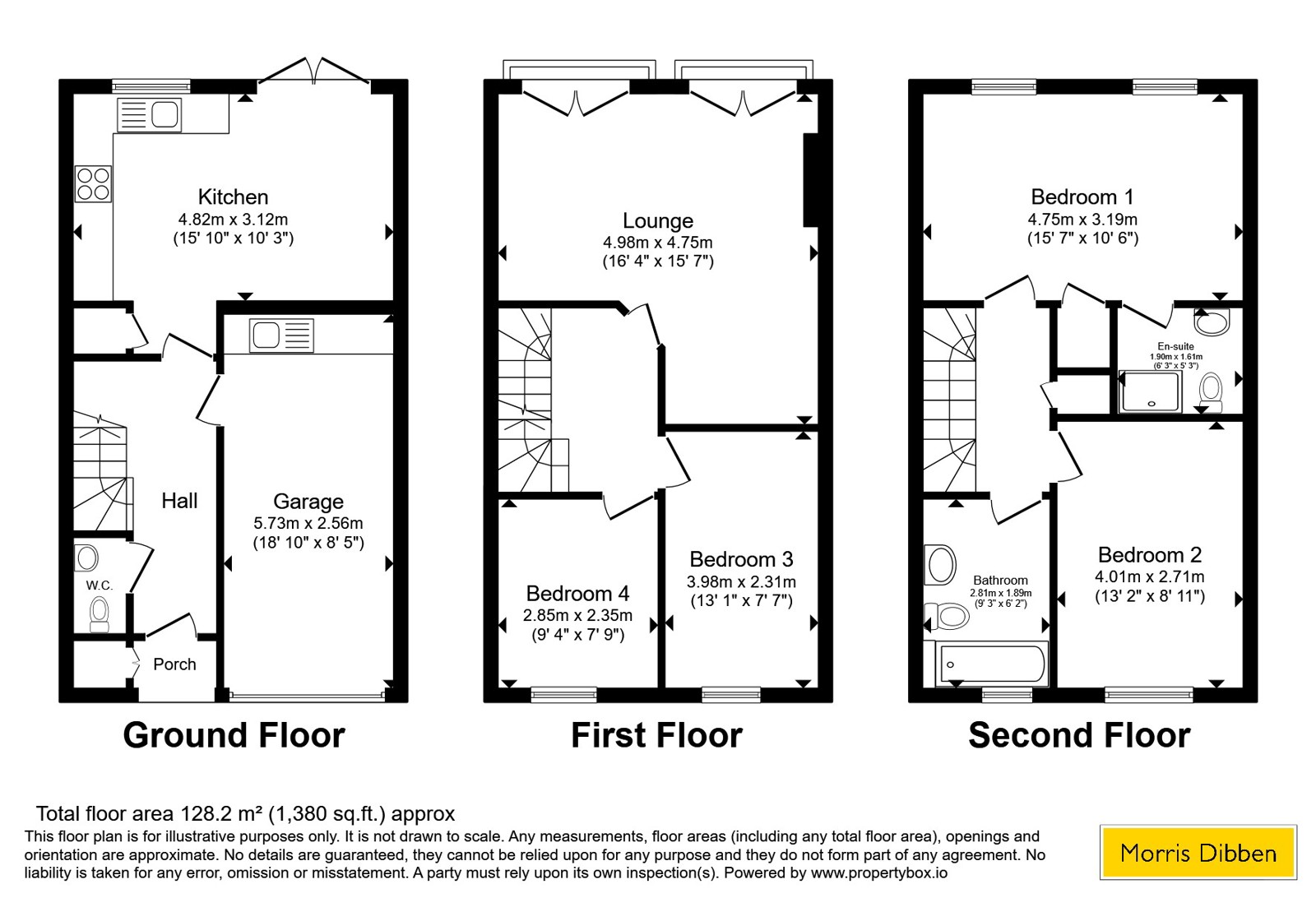 33, White Hart Road, Hampshire floorplan