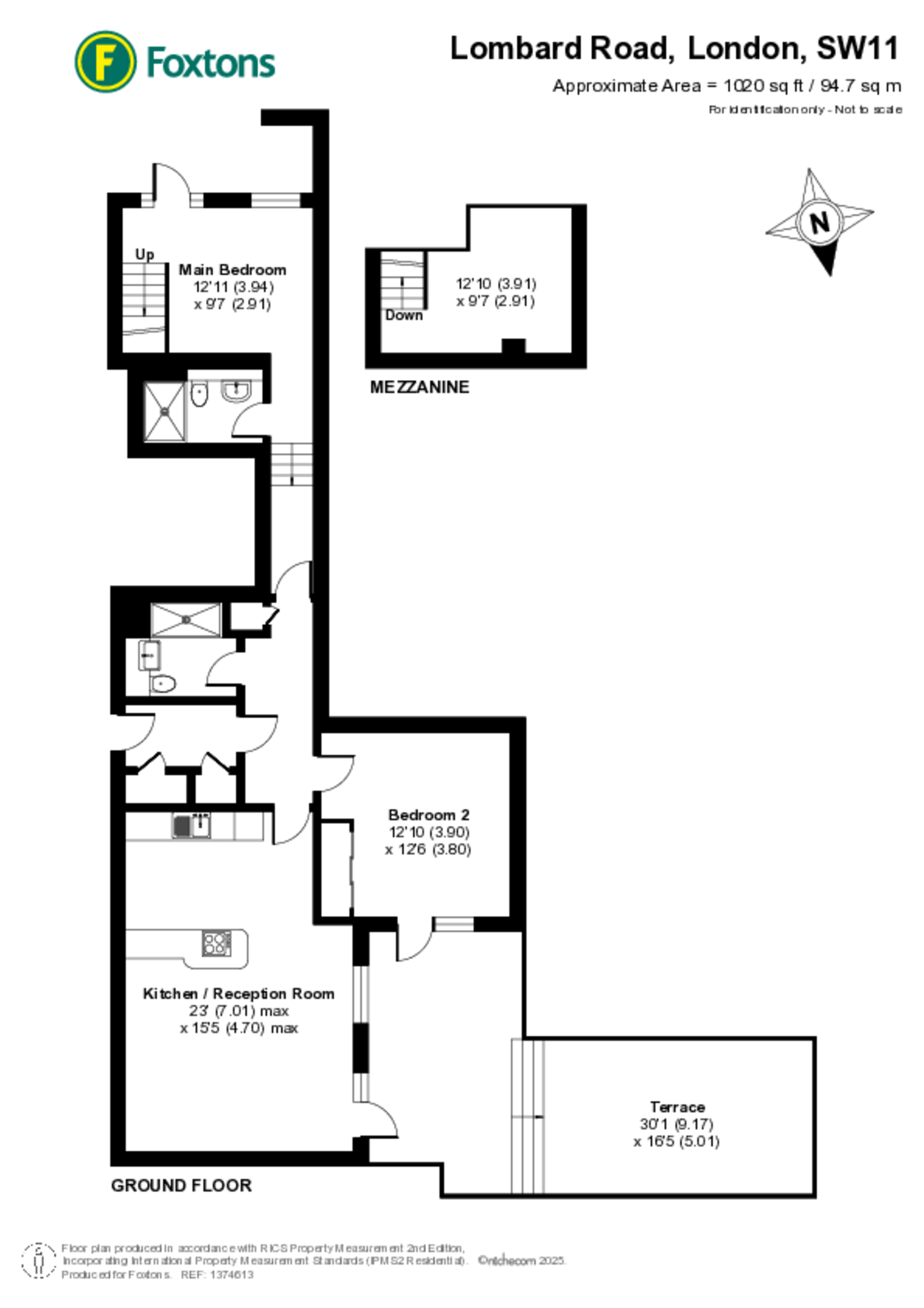 Oyster Wharf, Battersea floorplan