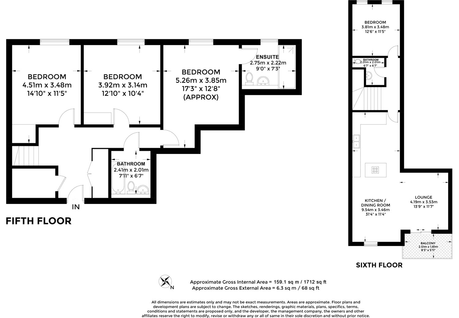 4 Bedrooms Flat to rent in Ravensbourne Apartments, 5 Central Avenue SW6