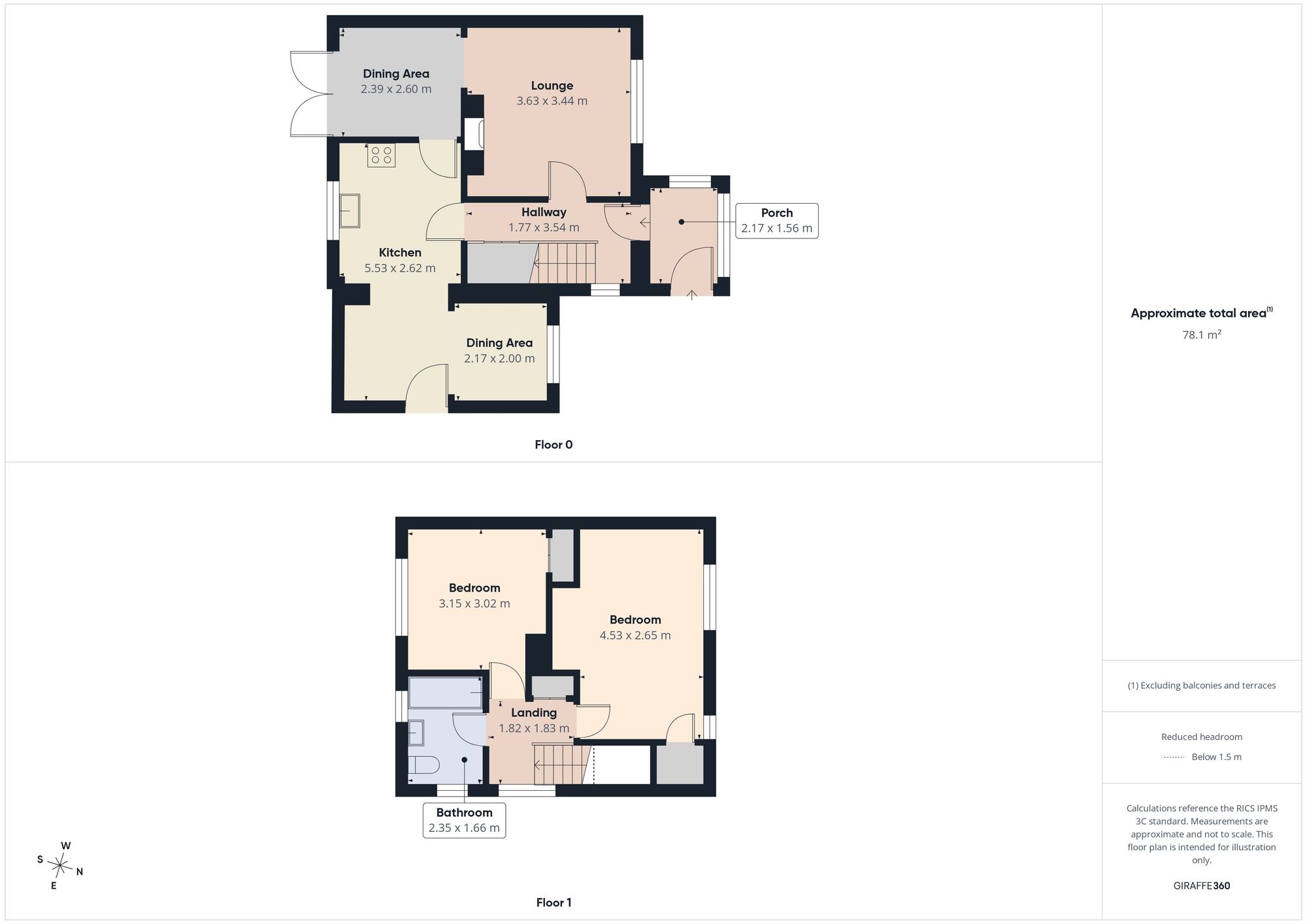 8 Addison Gardens, Gateshead floorplan