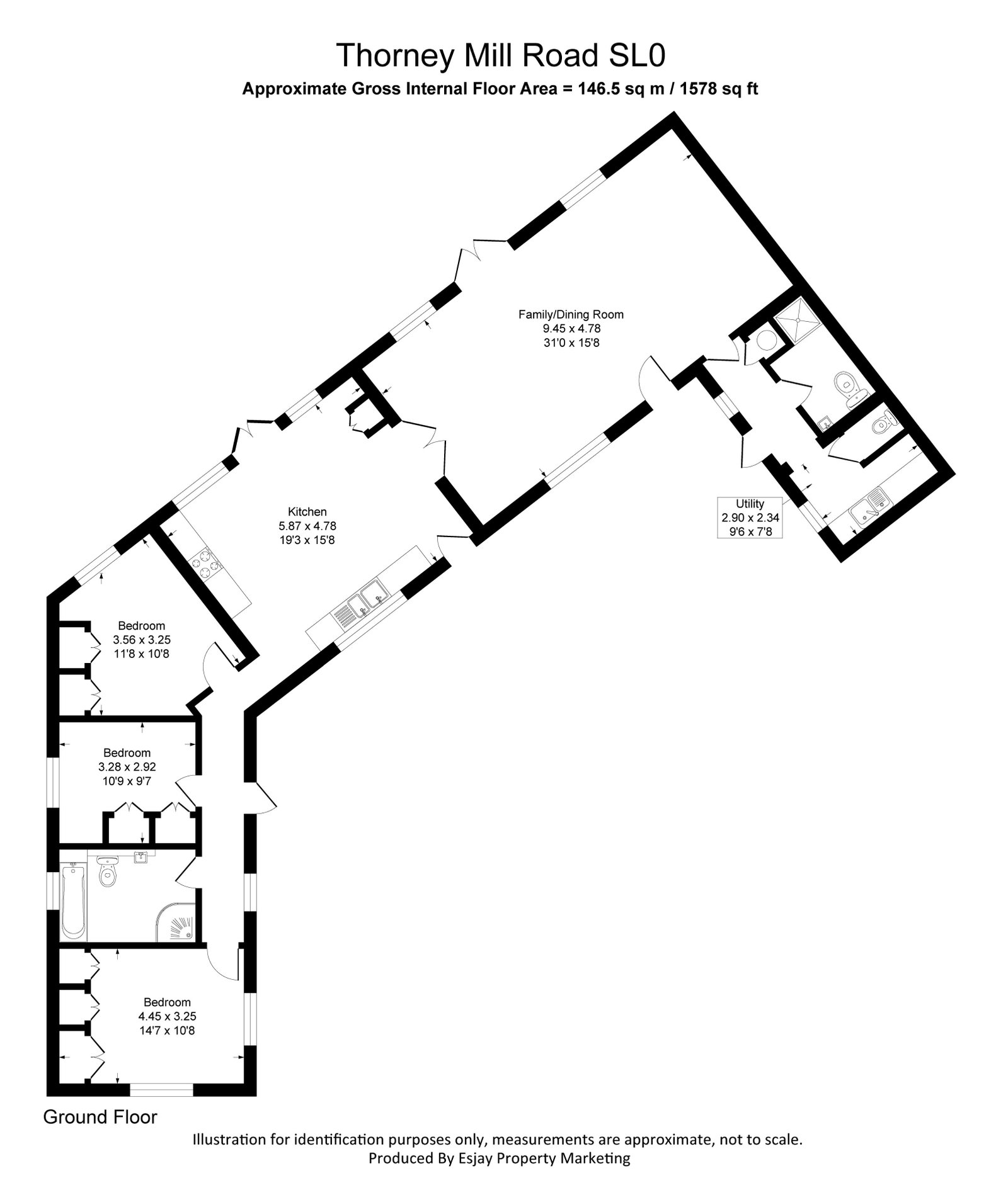 51, Thorney Mill Road, Iver floorplan
