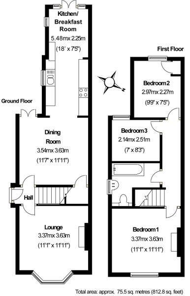 3 Bedrooms Semi-detached house for sale in Chobham, Woking, Surrey GU24