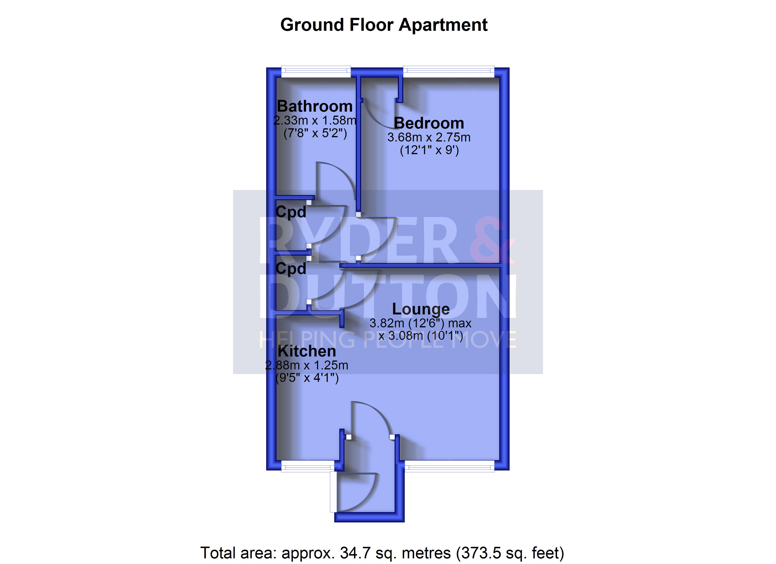 31, Richmond Avenue, Oldham floorplan