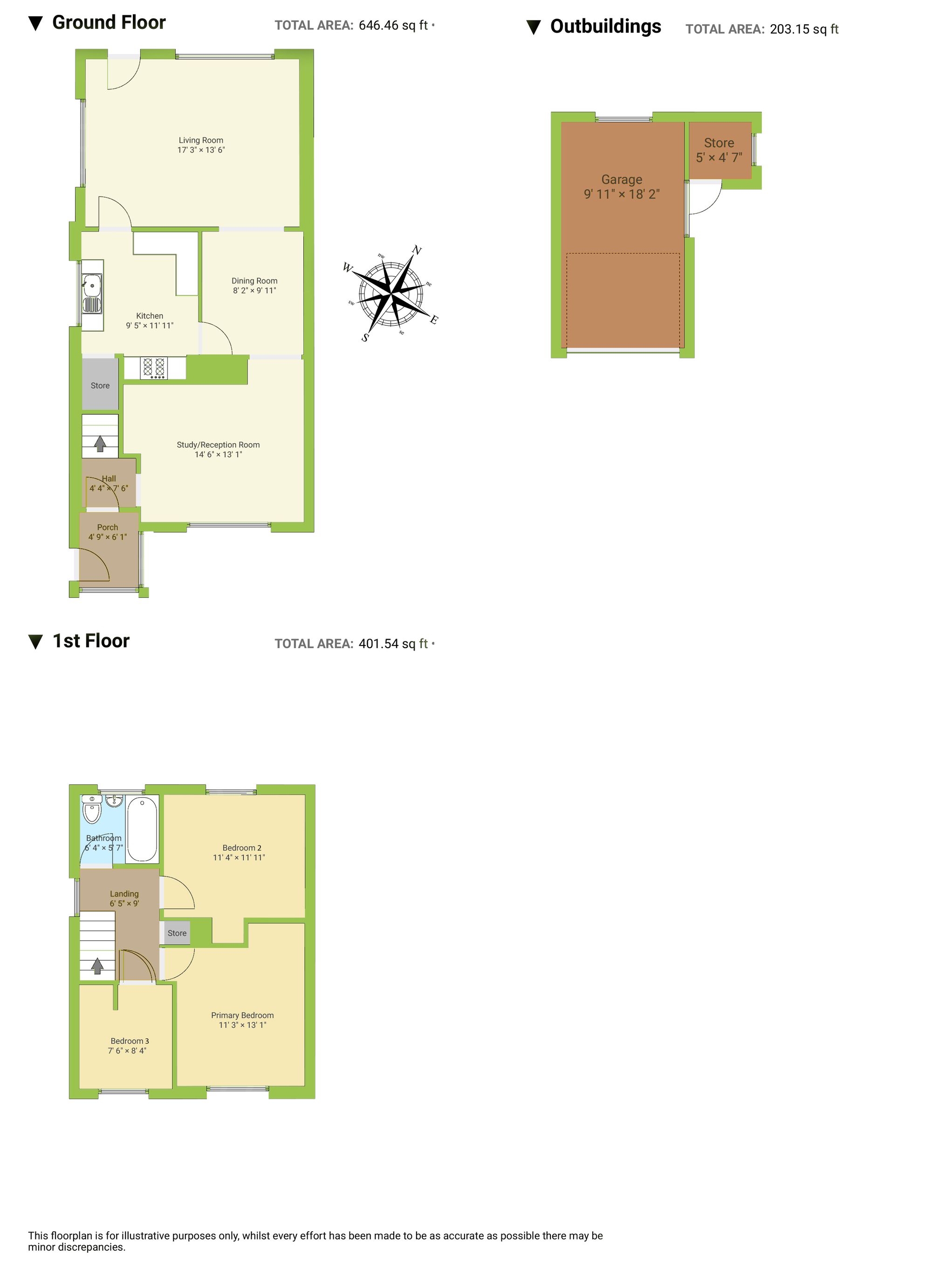 9 Crown Hill Drive, Pontypridd floorplan