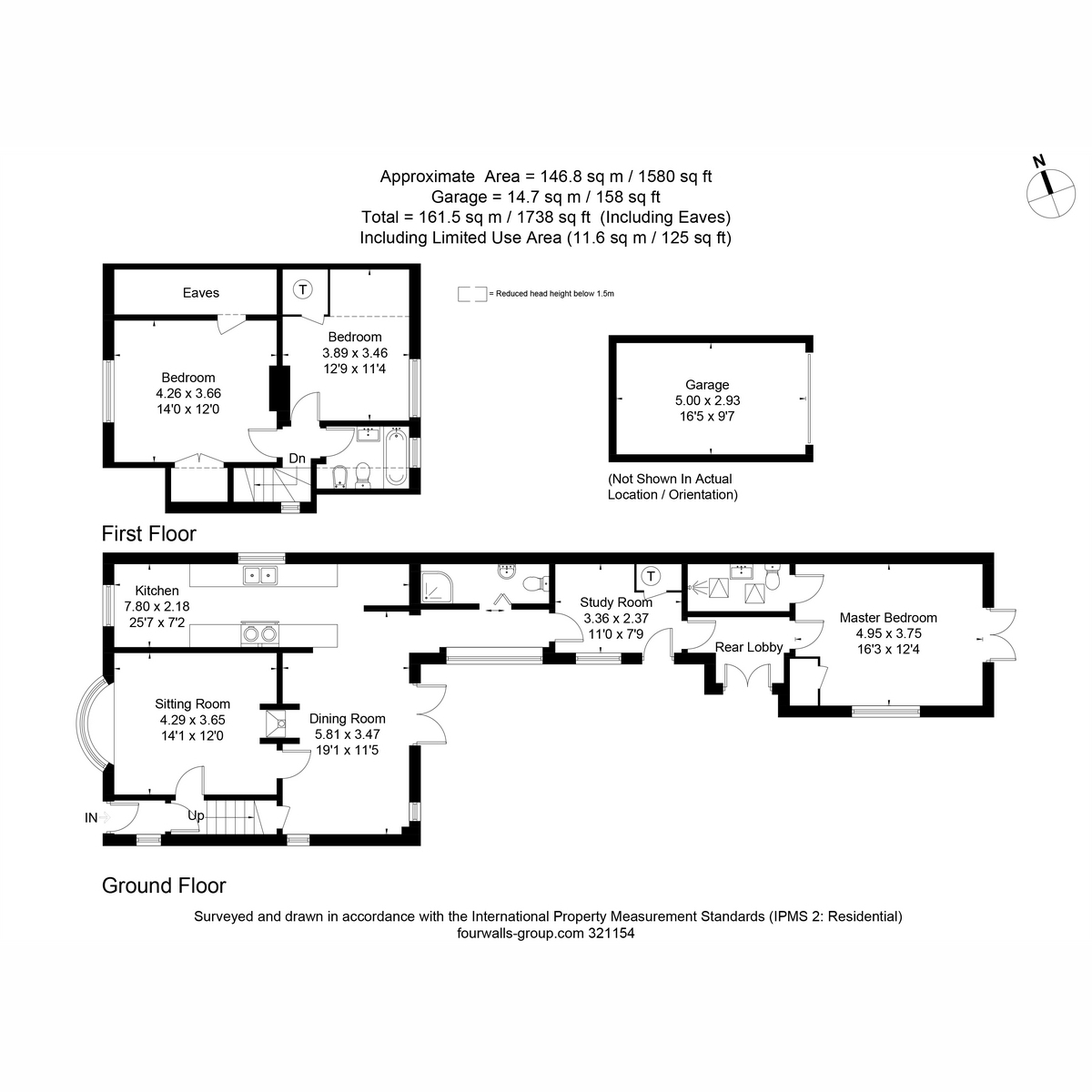 Old Post Cottage, Ibworth Lane, Hannington floorplan