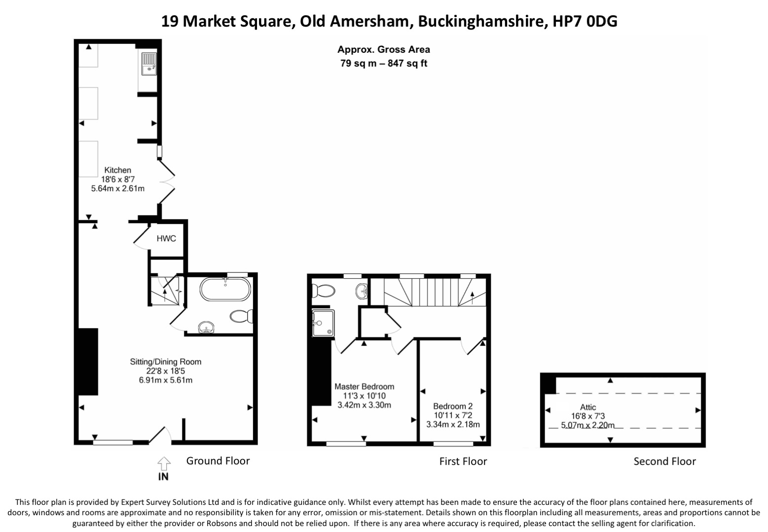 Amber Cottage, 19 Market Square, Amersham floorplan