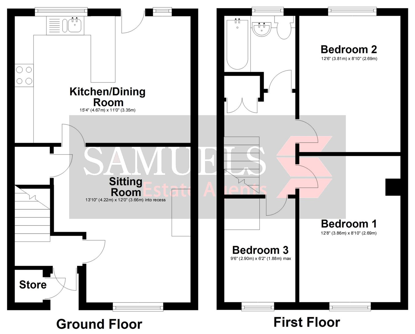 9, Laxton Avenue, Exeter floorplan