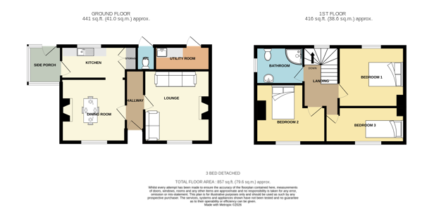 Reseda,, South Road, Truro floorplan