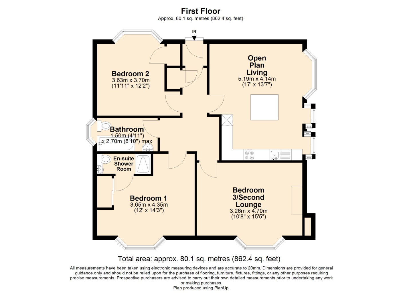 19, Cloanden, Kirkcaldy floorplan