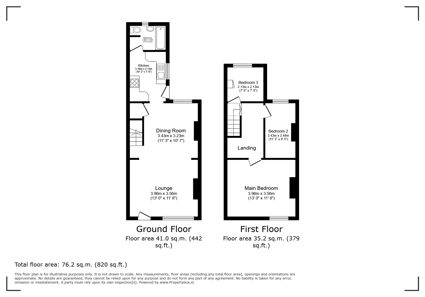 13, Notley Road, Essex floorplan