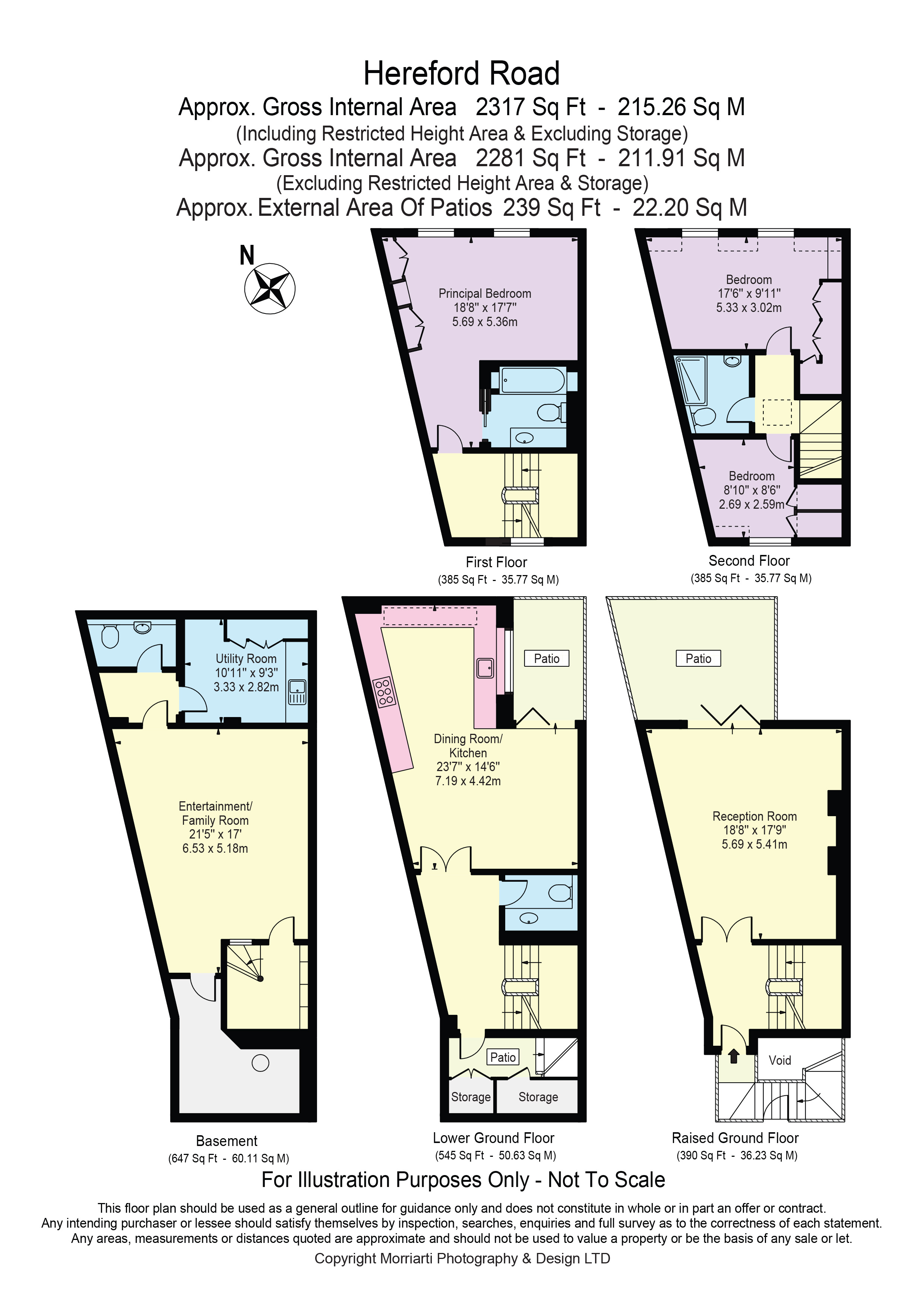 Hereford Road, London floorplan