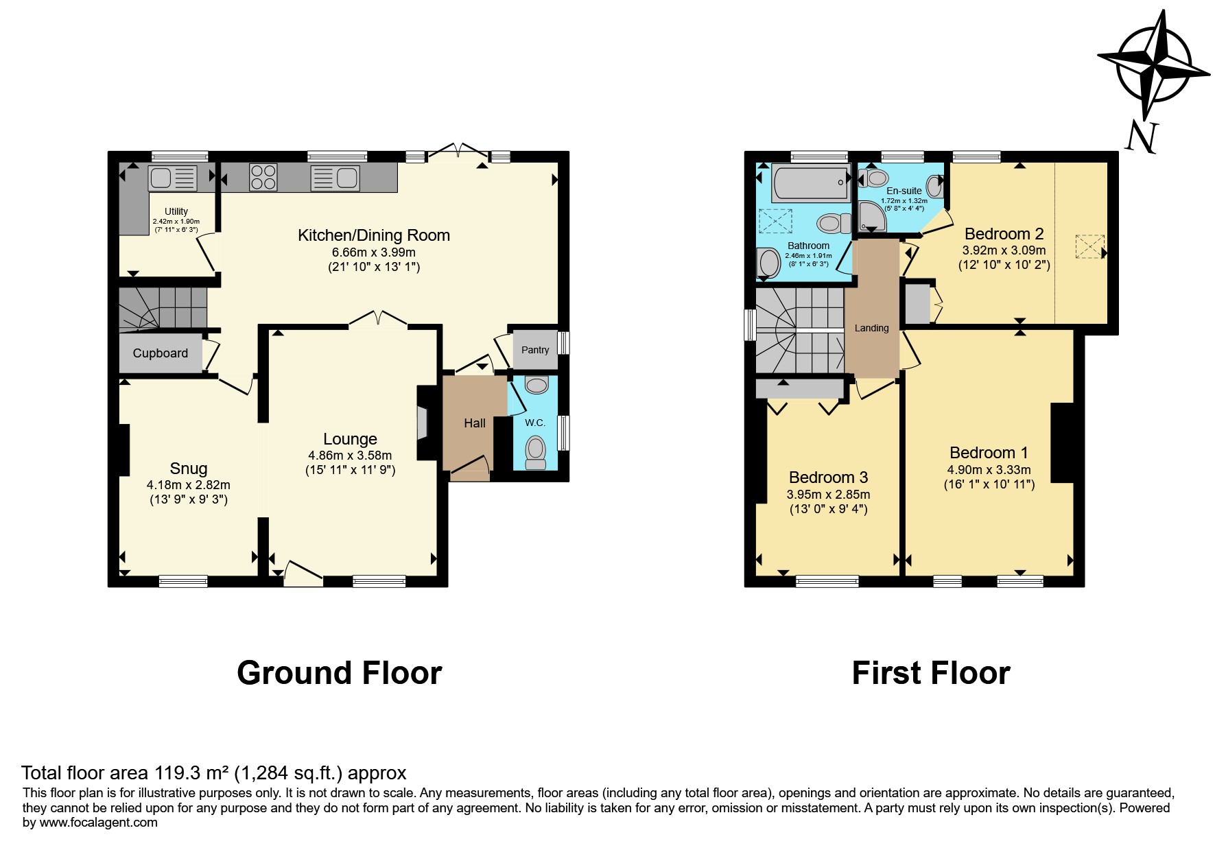 19, Manor Road, Kings Bromley, Burton-on-trent floorplan