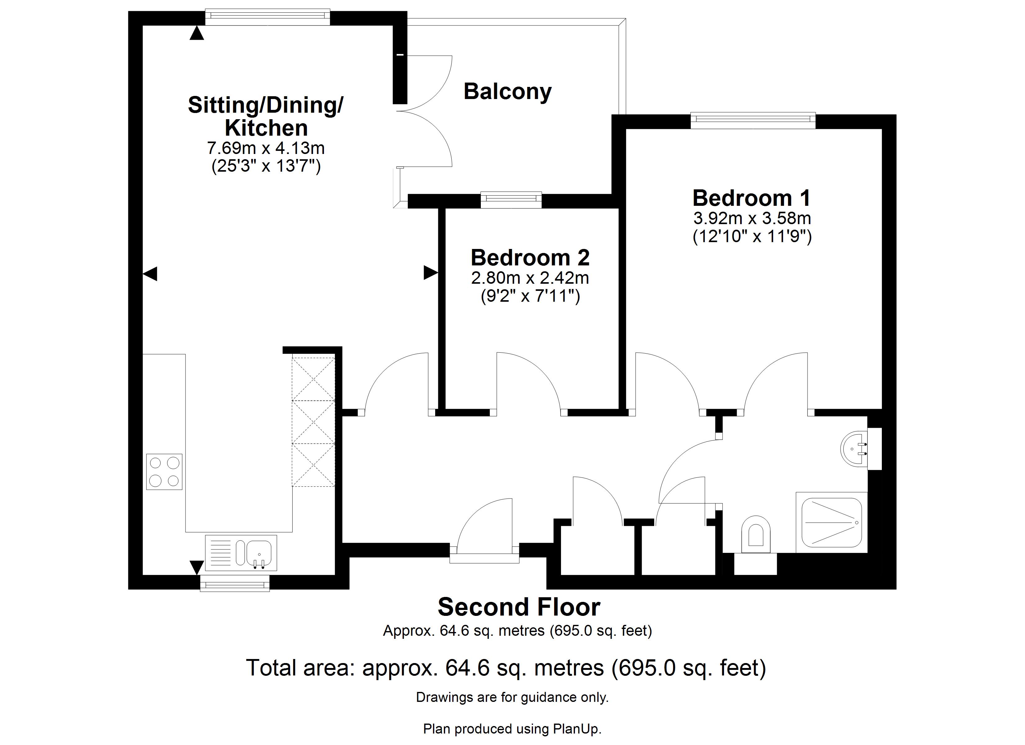 Mill View, St Edmund'S Way, Hauxton floorplan