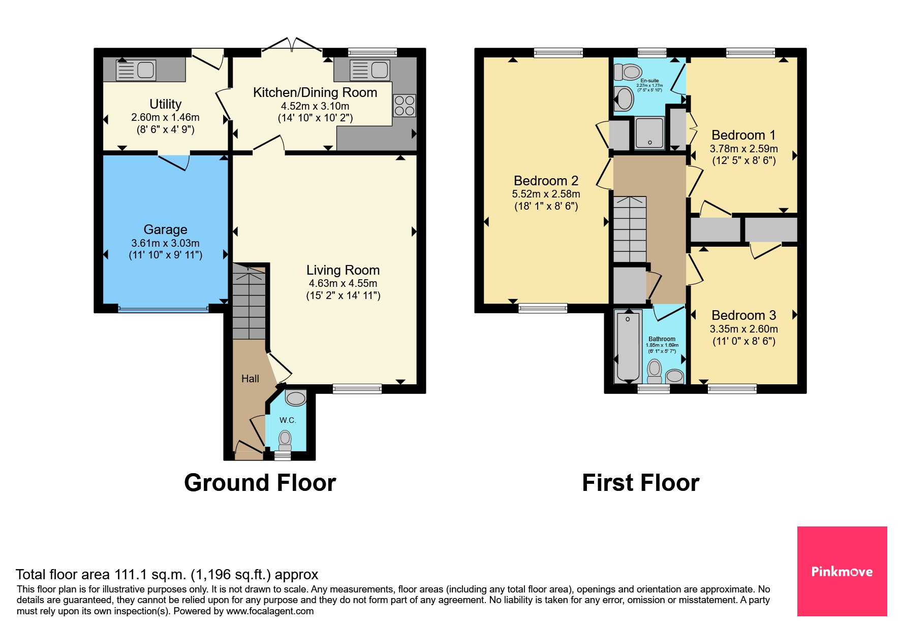 9, Llewellyn Walk, Newport floorplan