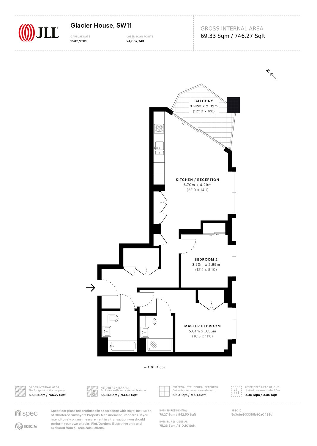 2 Bedrooms Flat to rent in Charles Clowes Walk, London SW11