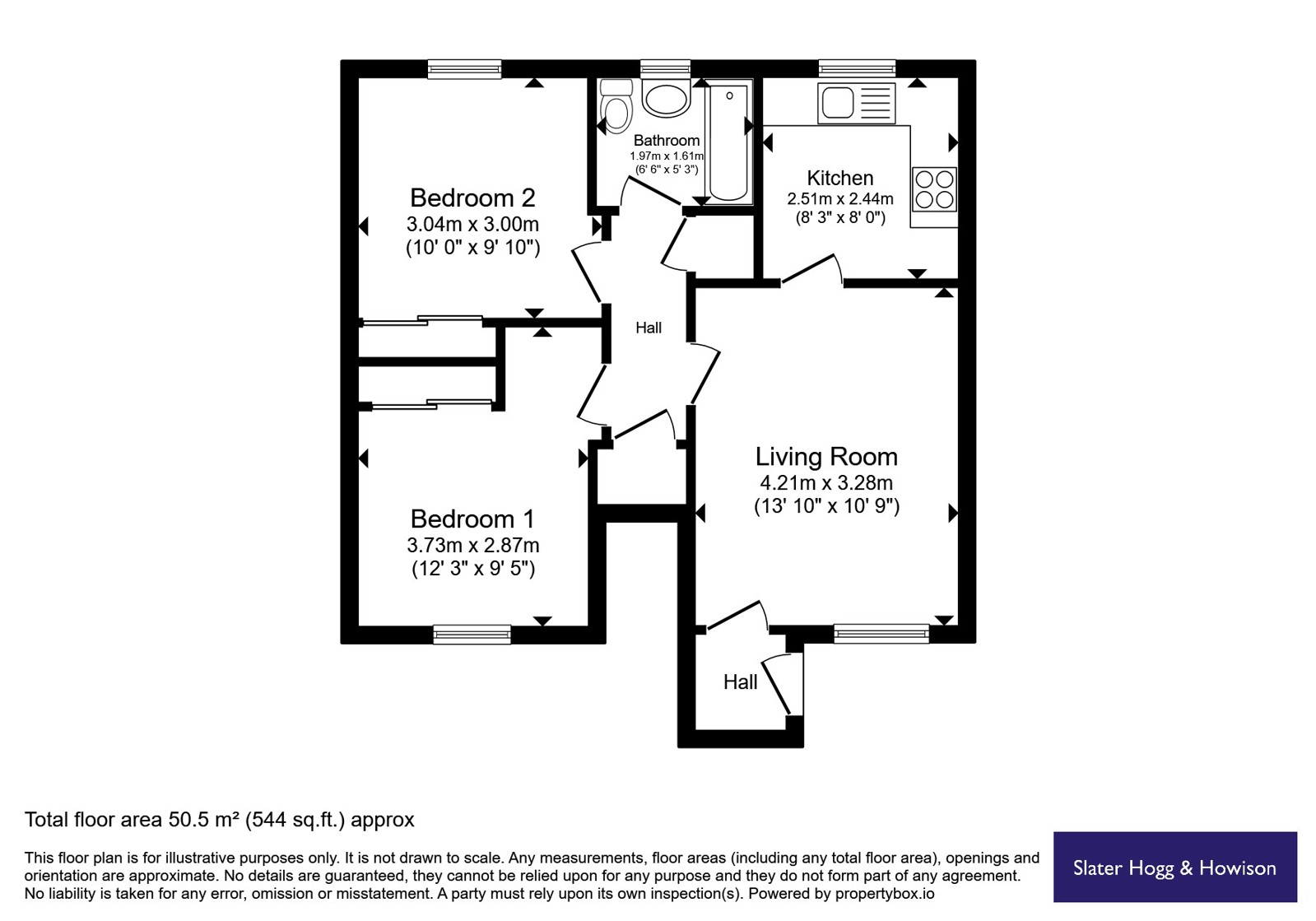 31, Printers Land, Glasgow floorplan