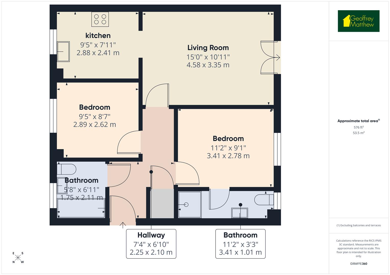 37, Bromley Close, Harlow floorplan