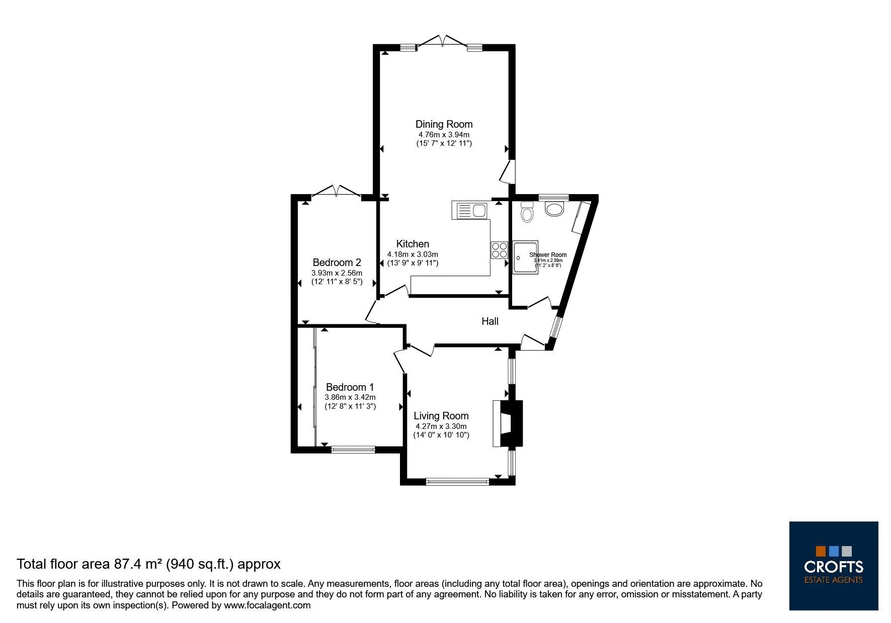 15, Brian Avenue, Cleethorpes floorplan