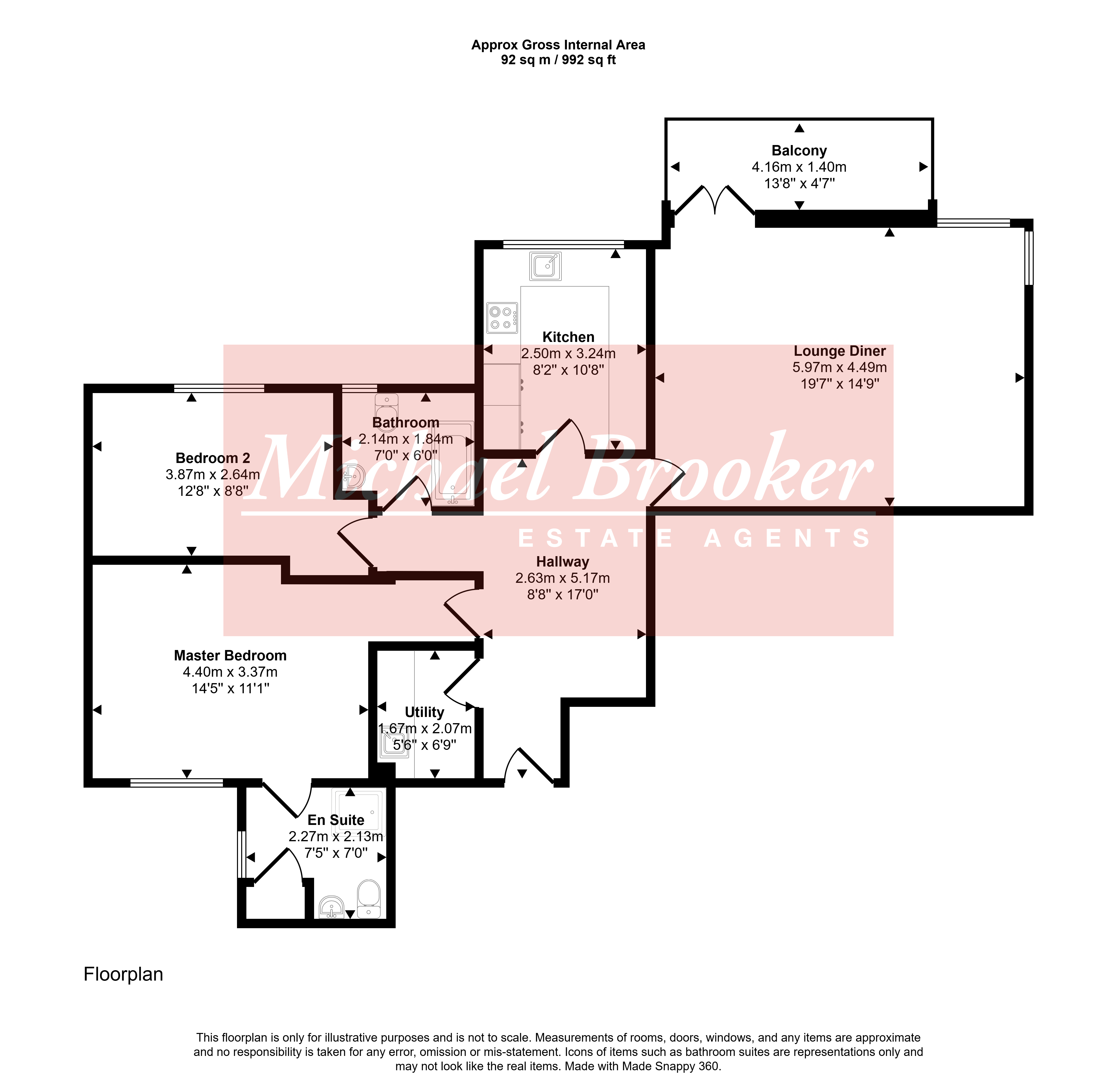 6, The Springs, 18, Tonbridge Road, Tunbridge Wells floorplan