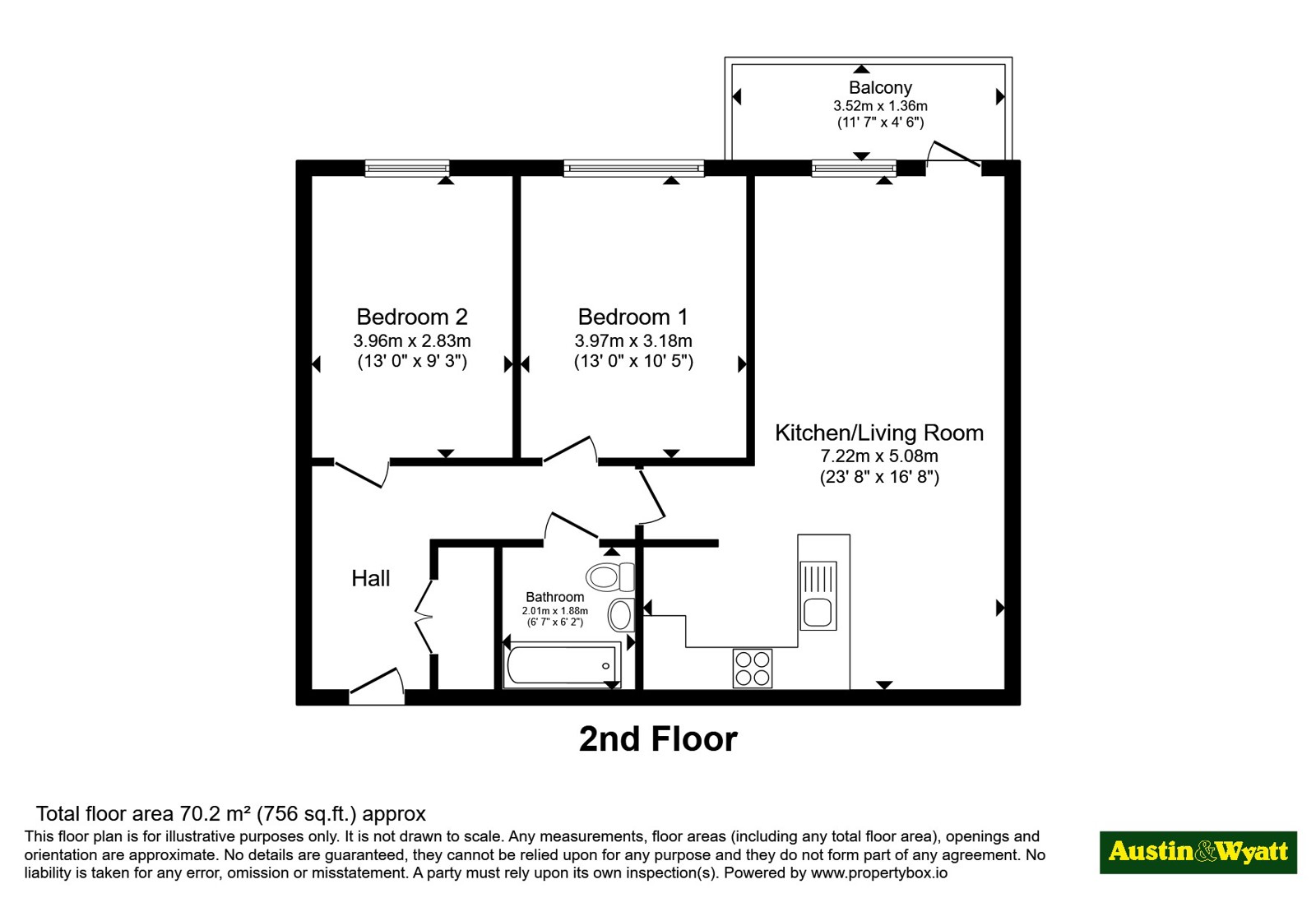 Flat 15, The Observatory,, Park Road, Dorset floorplan