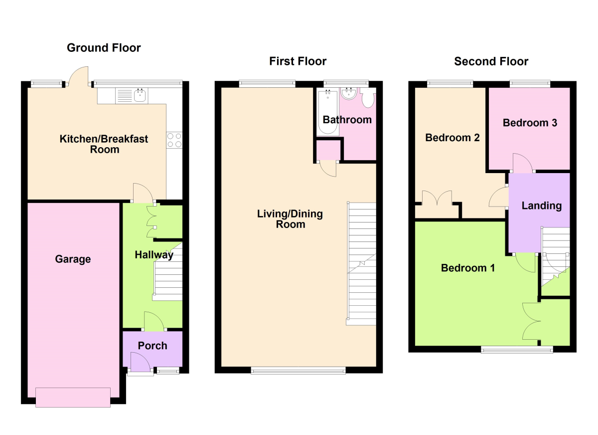 3 Bedrooms Terraced house for sale in West Road, Sawbridgeworth CM21