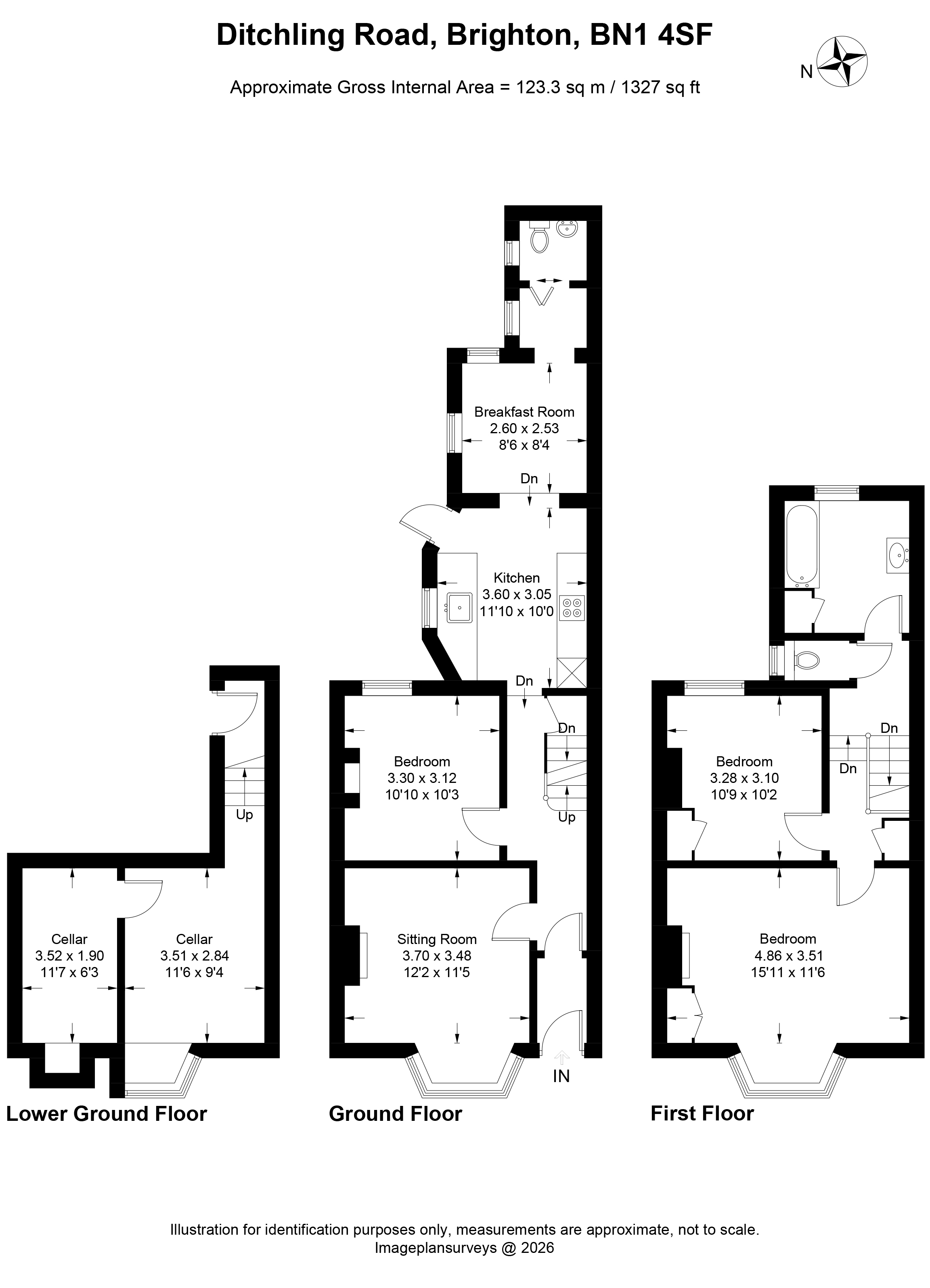 22, Ditchling Road, Brighton floorplan