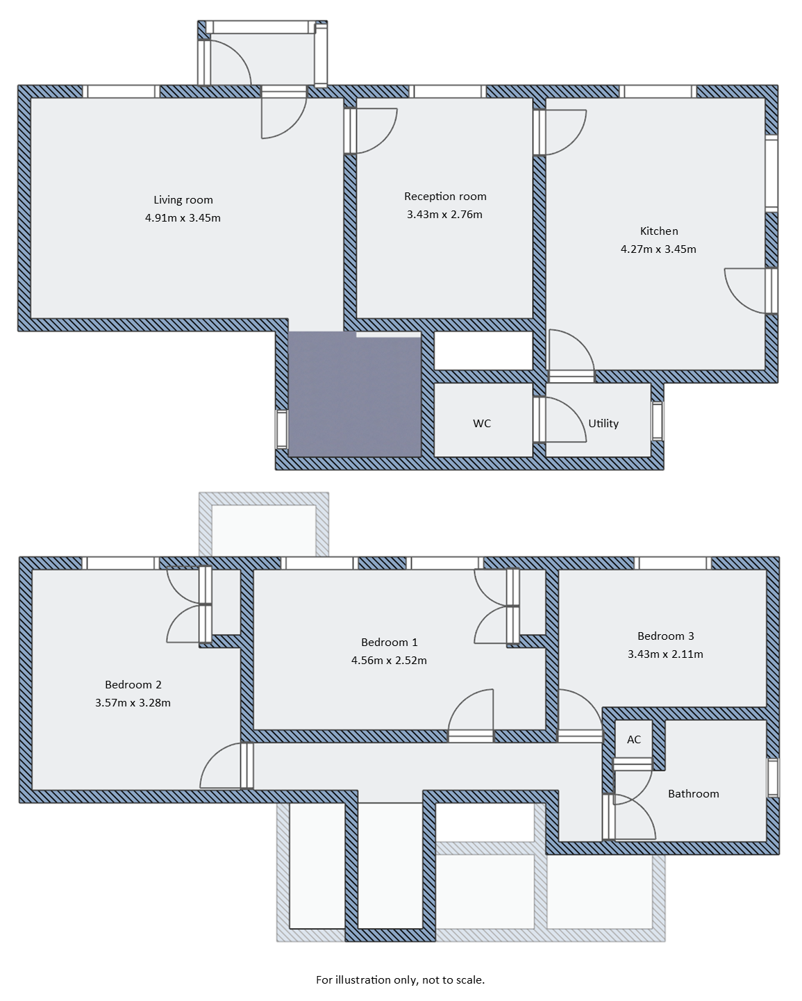 Rose Cottage, St. Austell floorplan