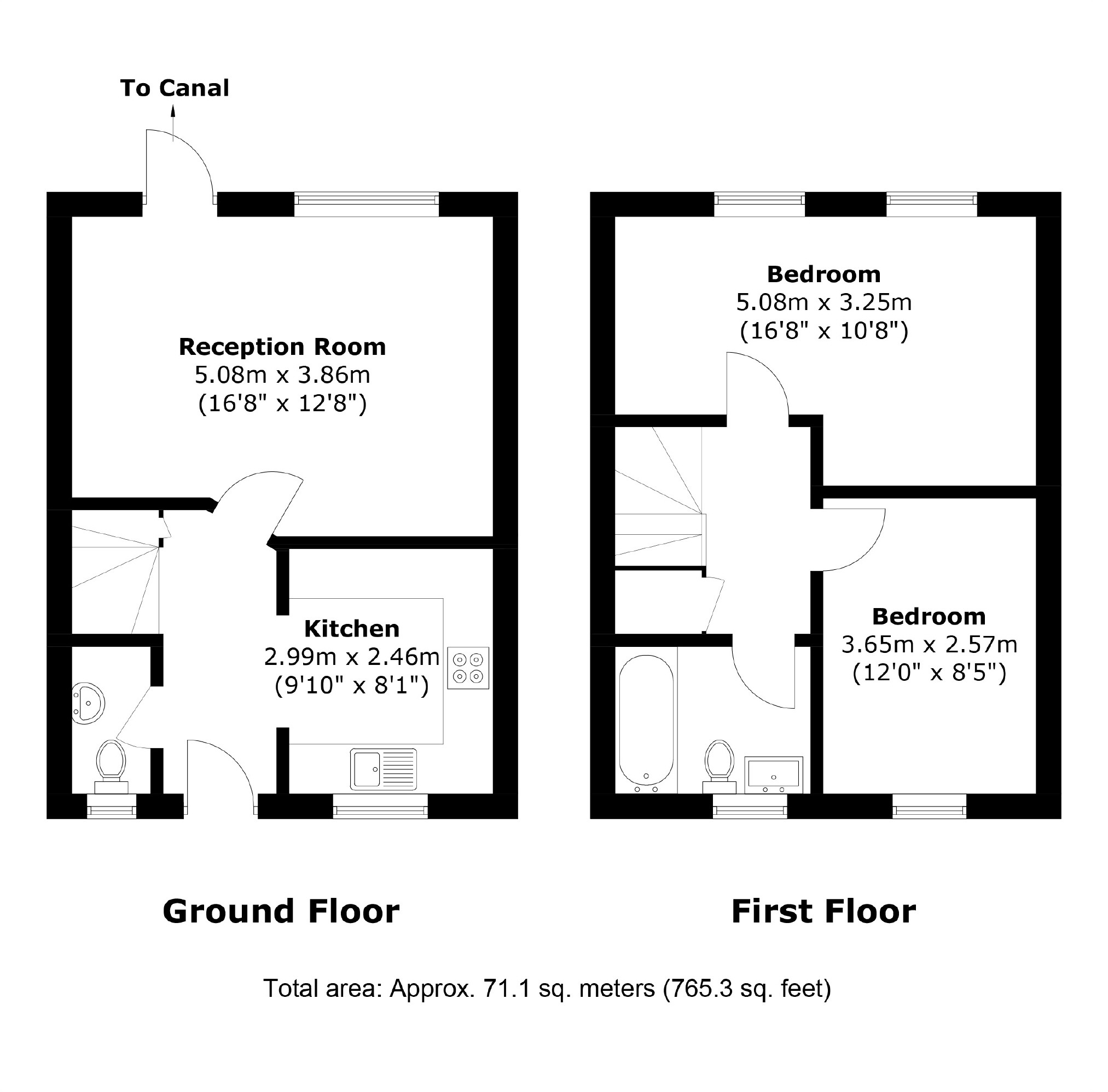 60, Waterman Way, London floorplan