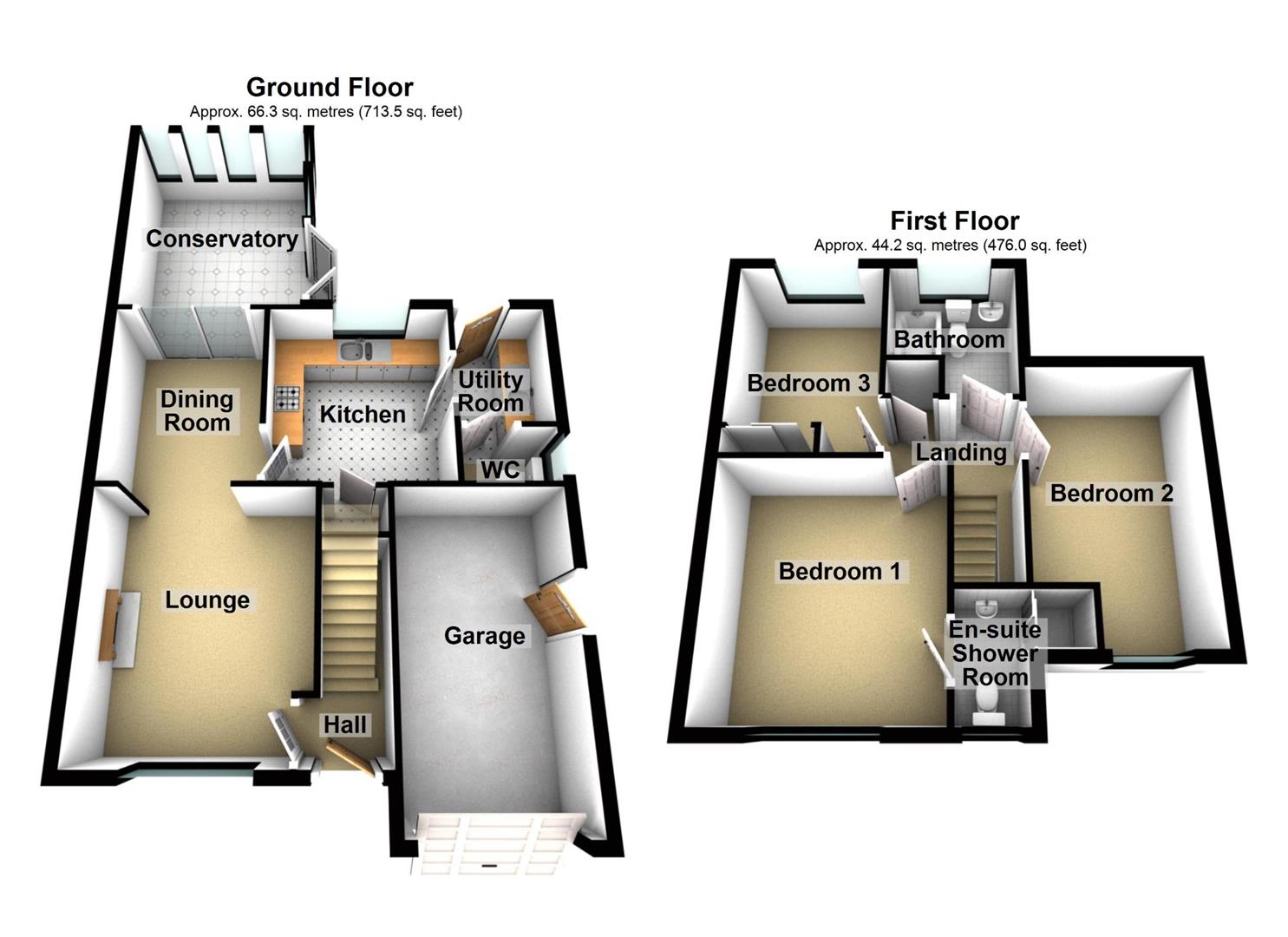 15, Fairmount Road, Wrexham floorplan