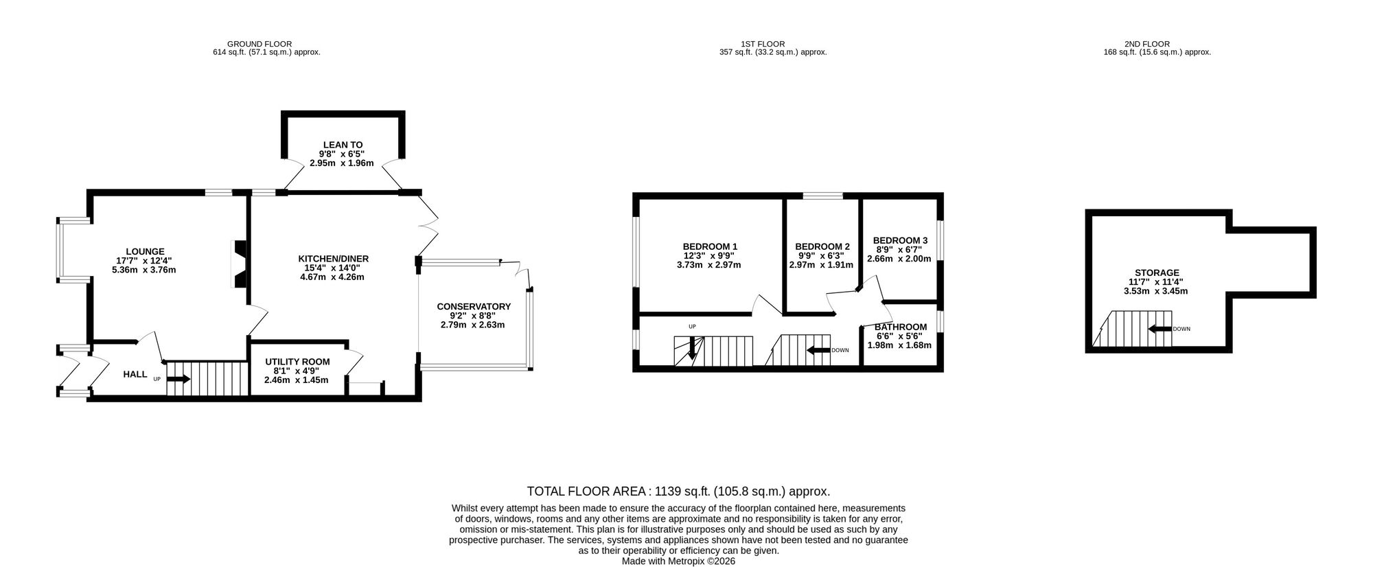 131 Crewe Road, Crewe floorplan