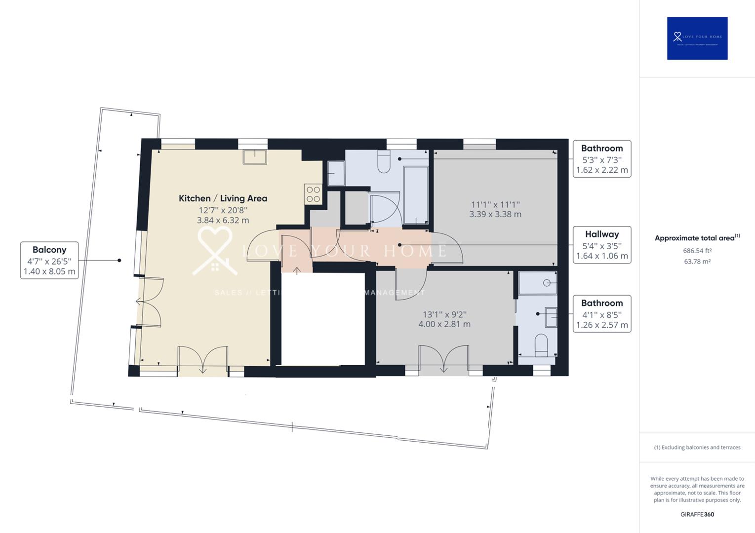 27, Charlesmere Gardens, London floorplan
