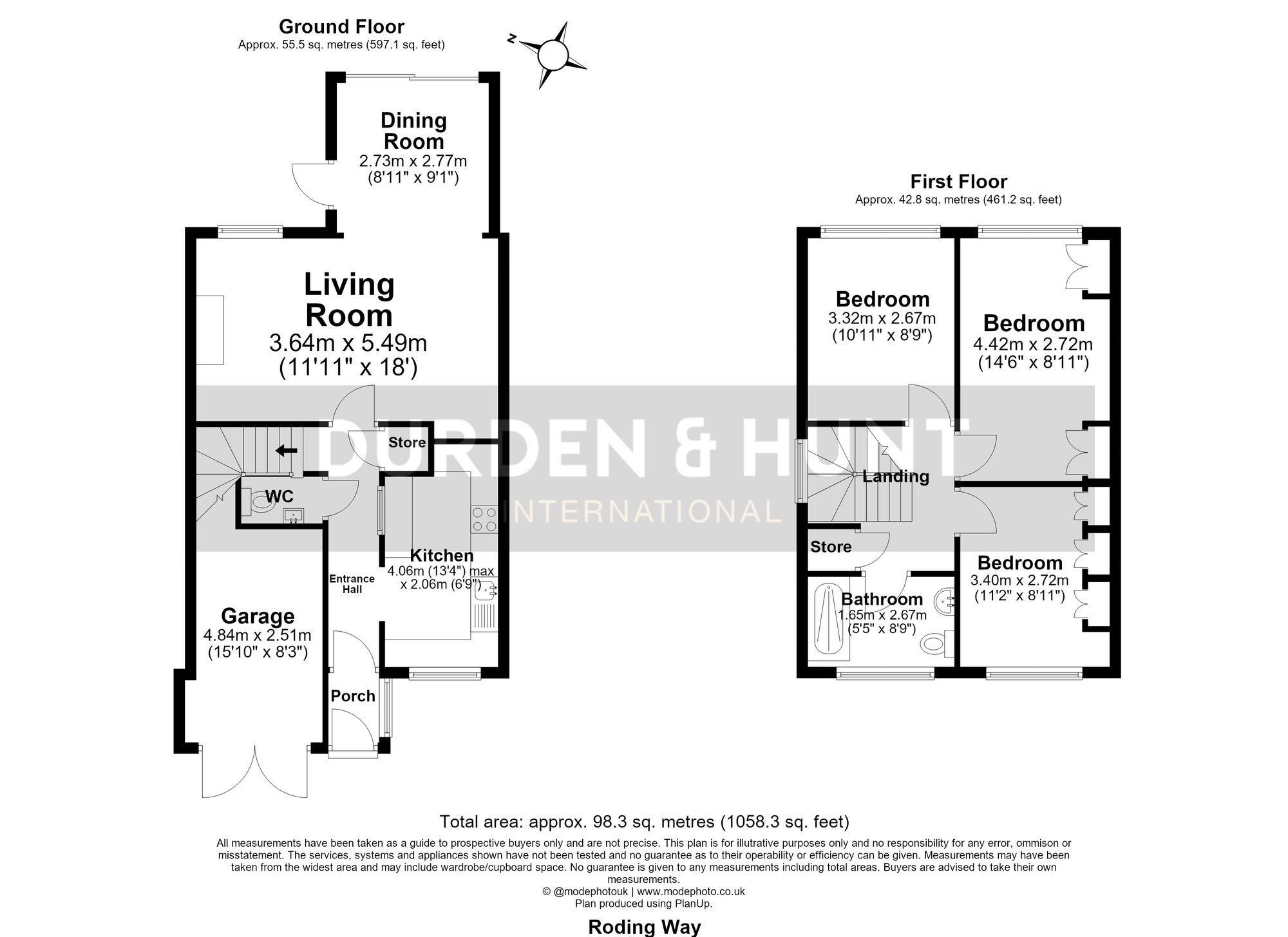 1 Roding Way, Rainham floorplan