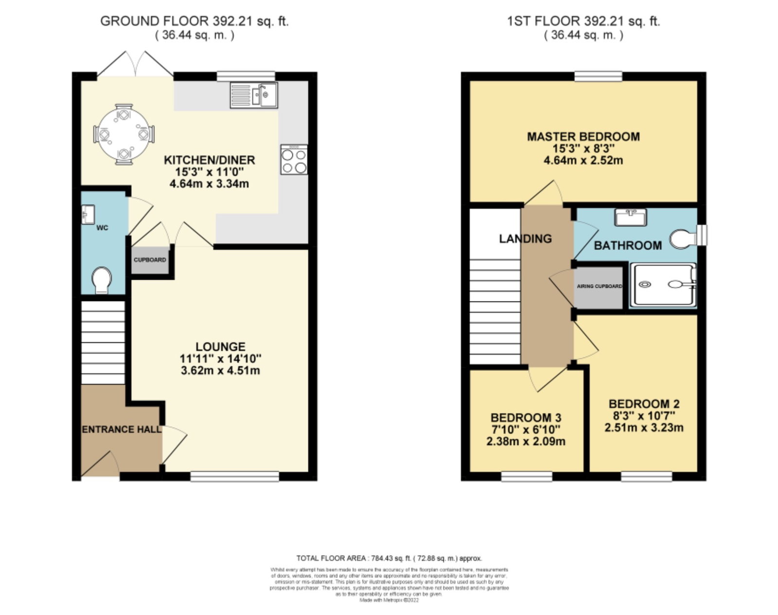 6, Beacon Close, Leicester floorplan