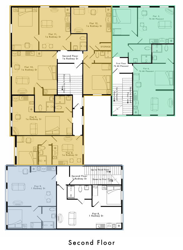 1, Rodney Street, Liverpool floorplan