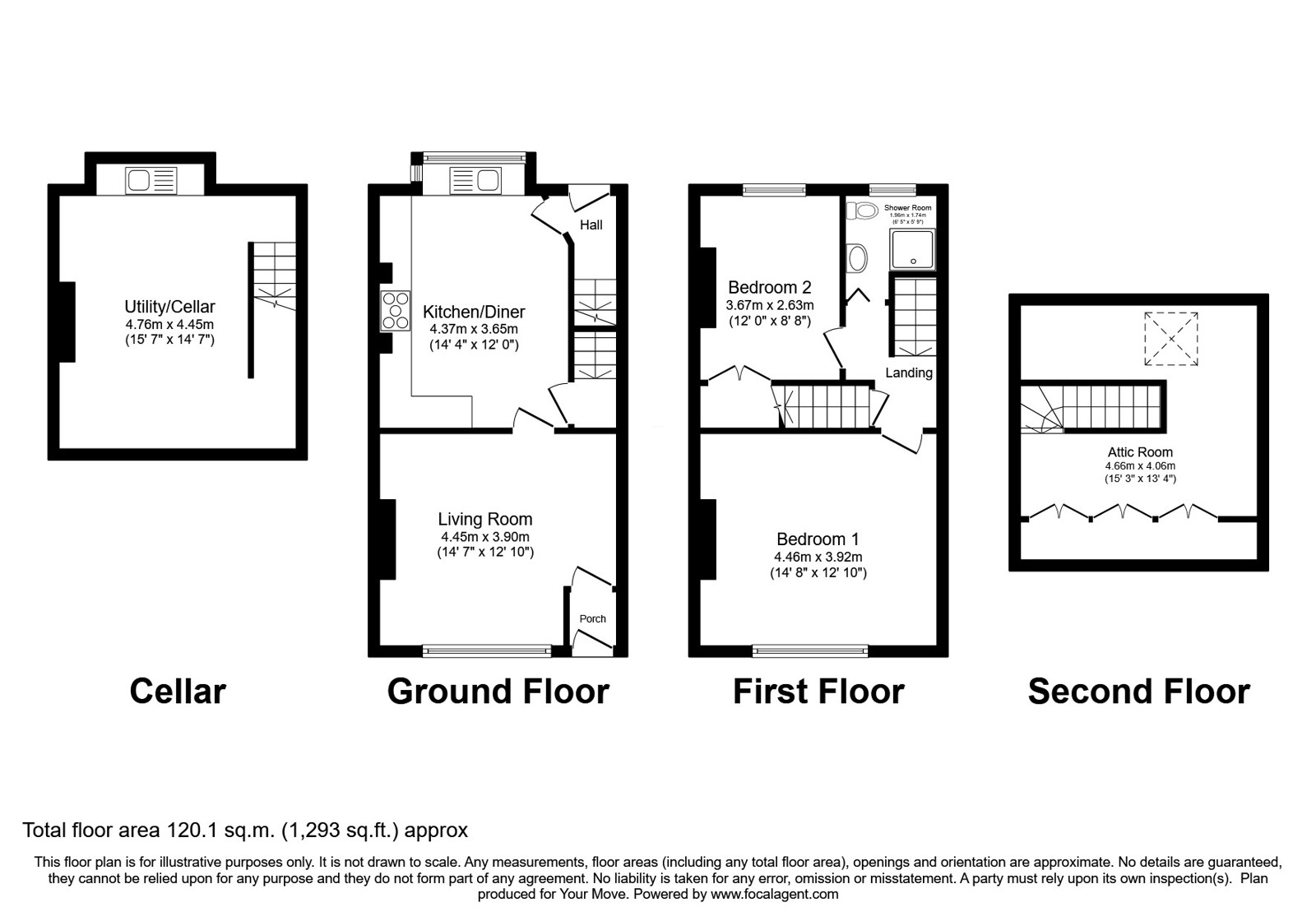 68, Oldham Road, Oldham floorplan