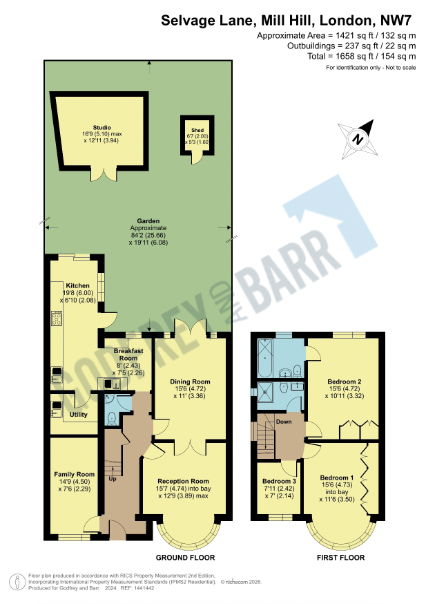 Selvage Lane, Selvage Lane, Mill Hill floorplan
