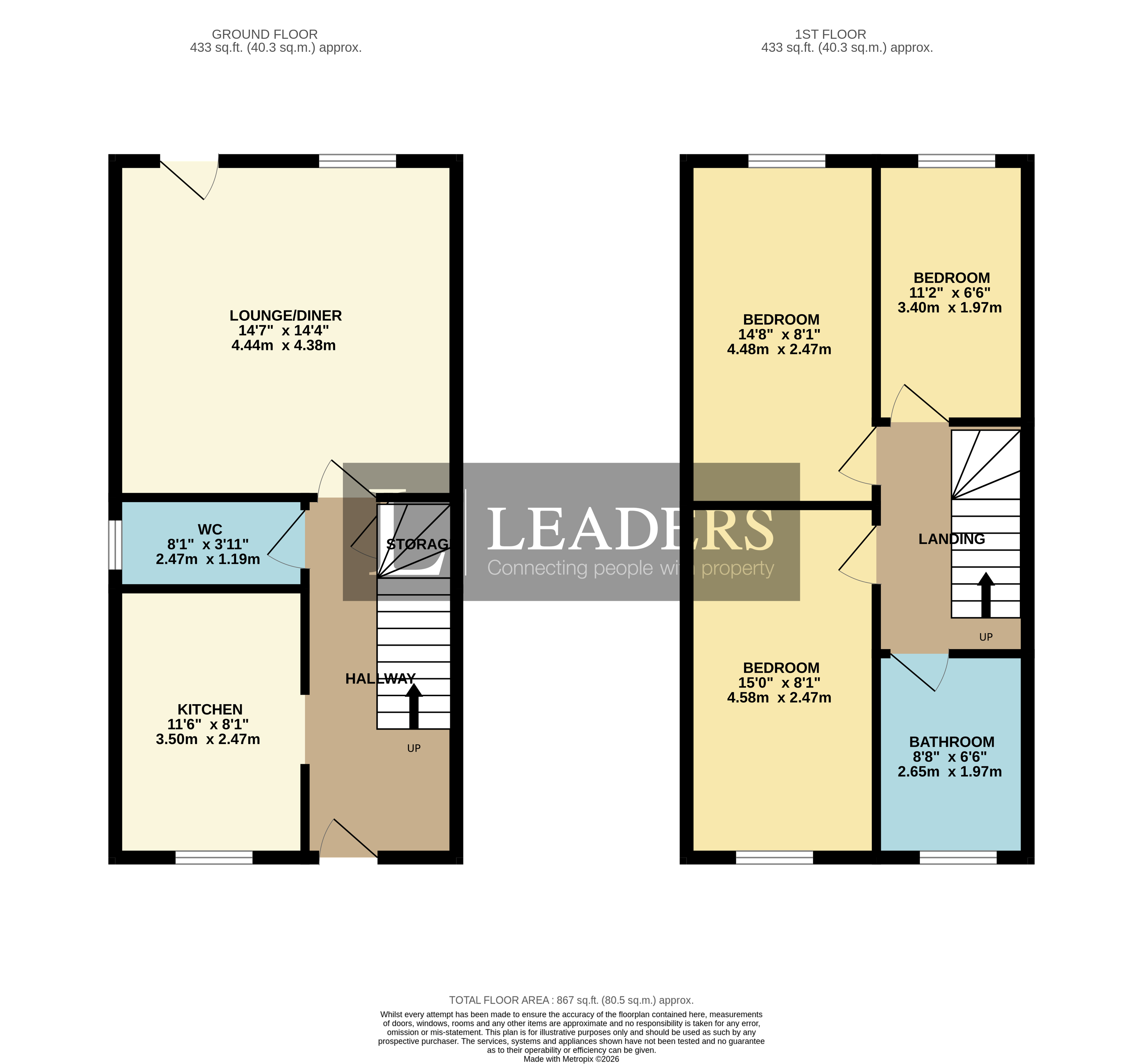 34, Sylvan Avenue, Nottingham floorplan