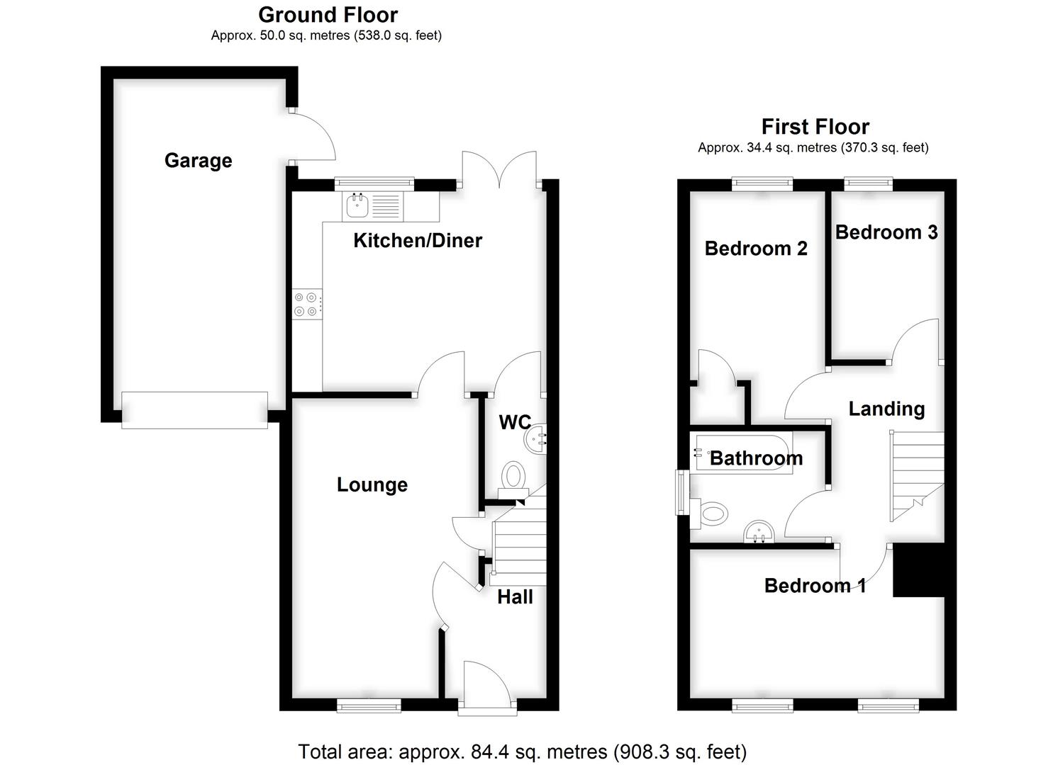 21, Cranmer Road, Boston floorplan