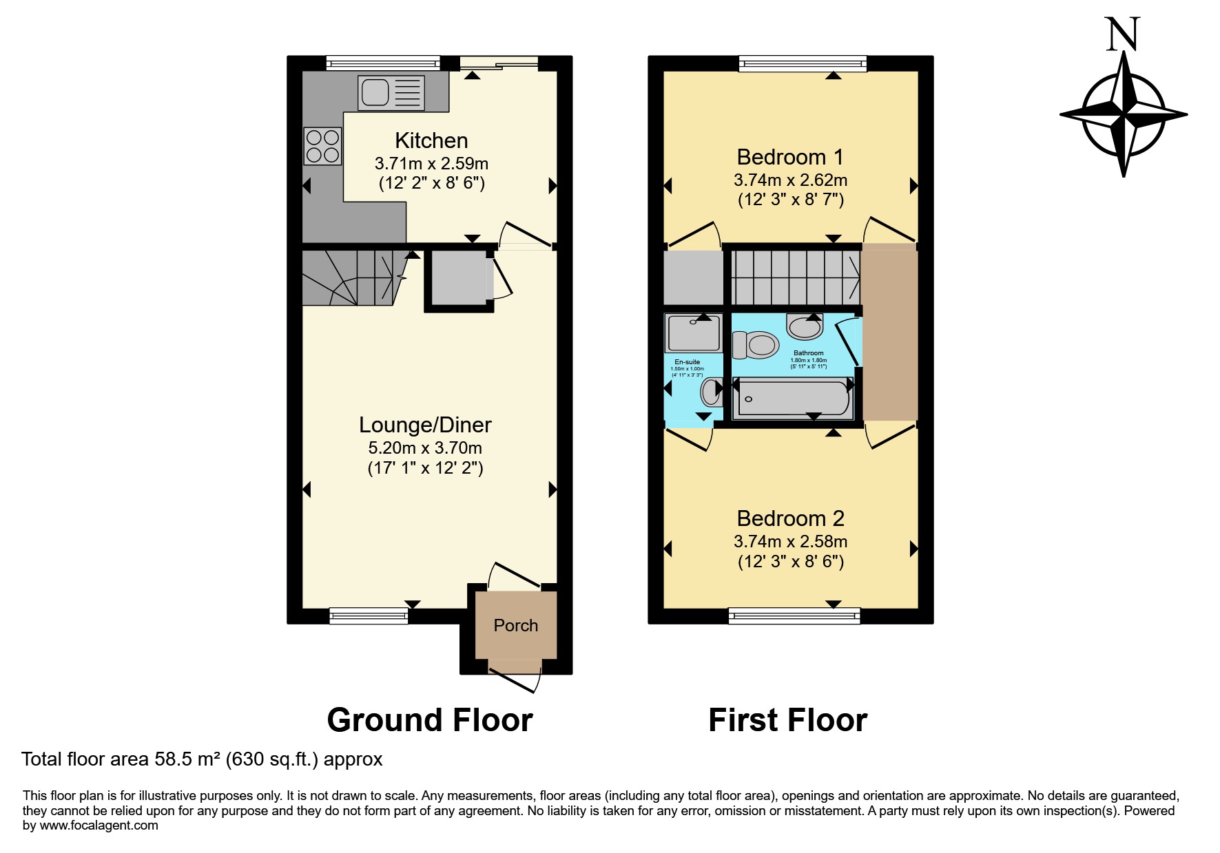65, Ware Point Drive, London floorplan