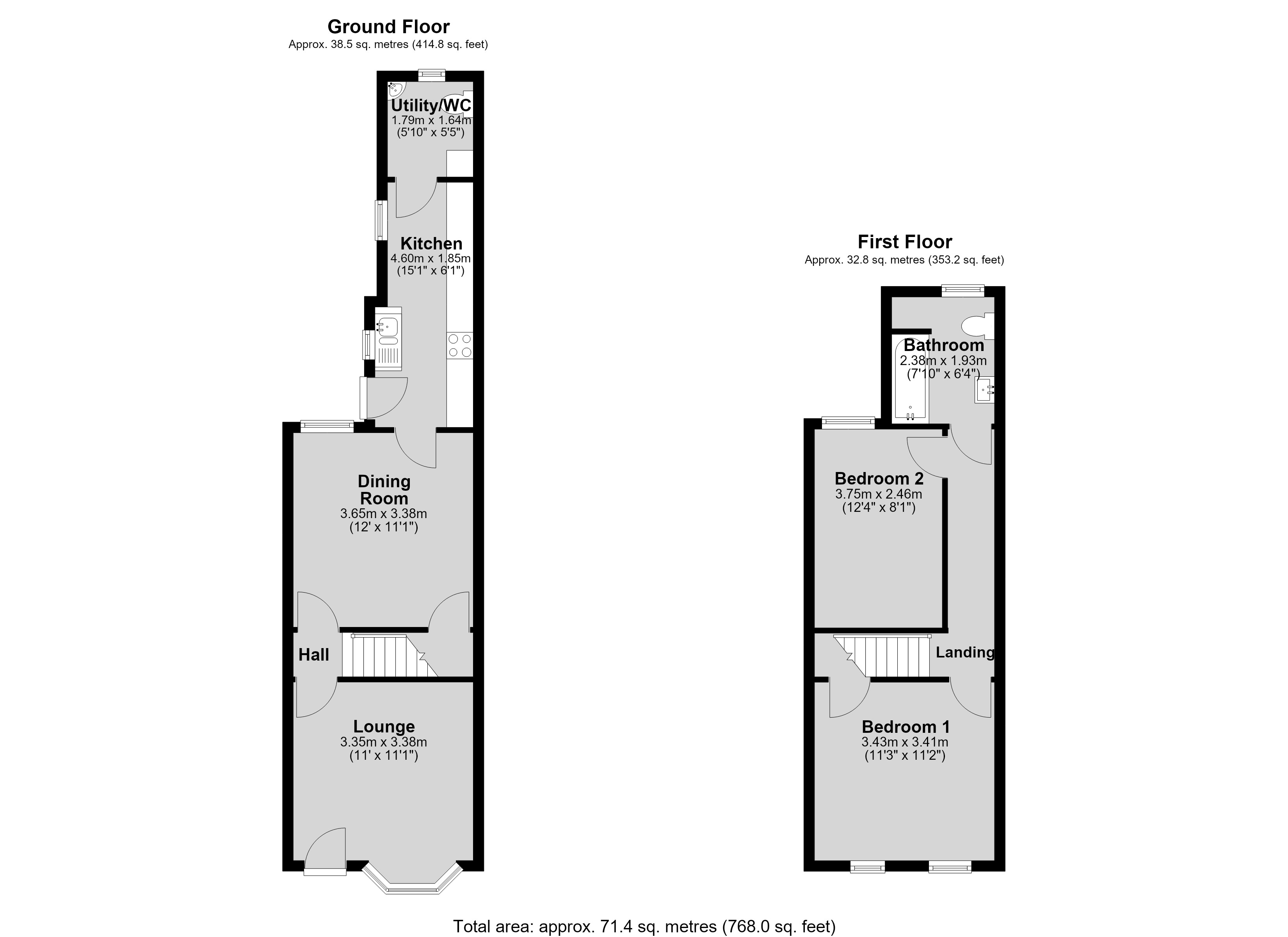 14, Foss Bank, Lincoln floorplan