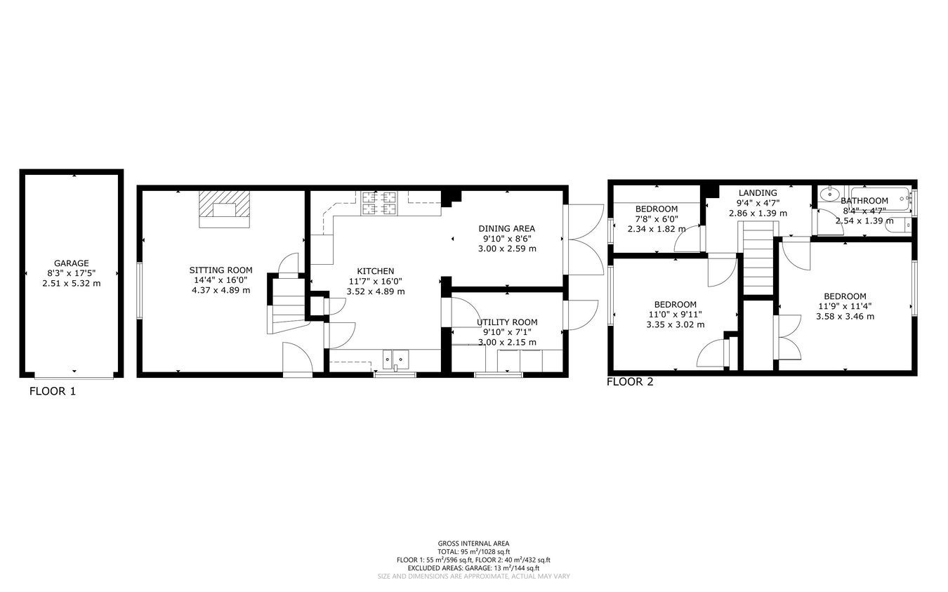 2, Manor Close, Lewes floorplan