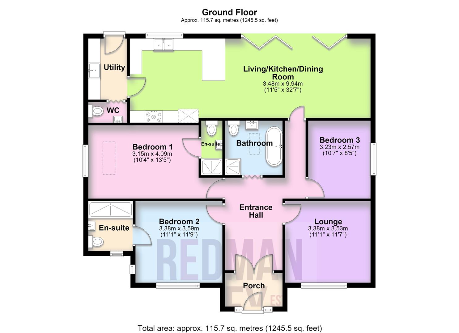 4, Fall Birch Road, Bolton floorplan