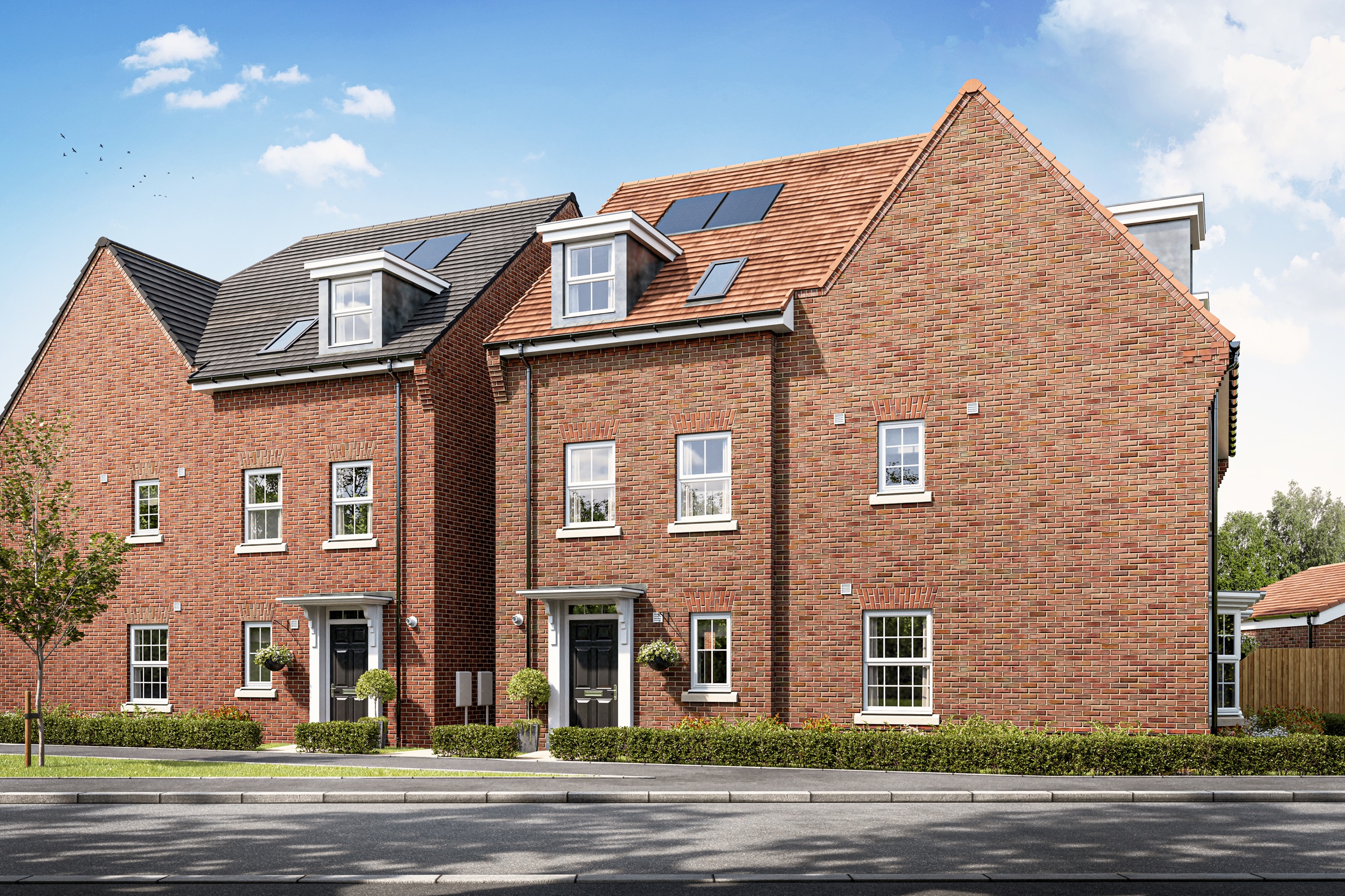 External CGI Of The Coombes At Nursery Fields