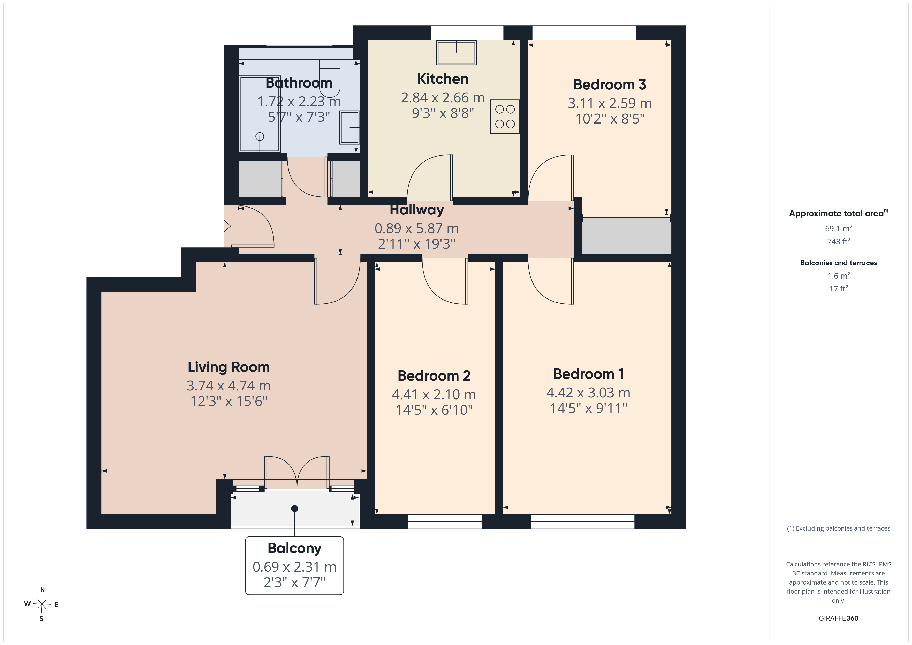 43, Kingfisher Drive, Surrey floorplan